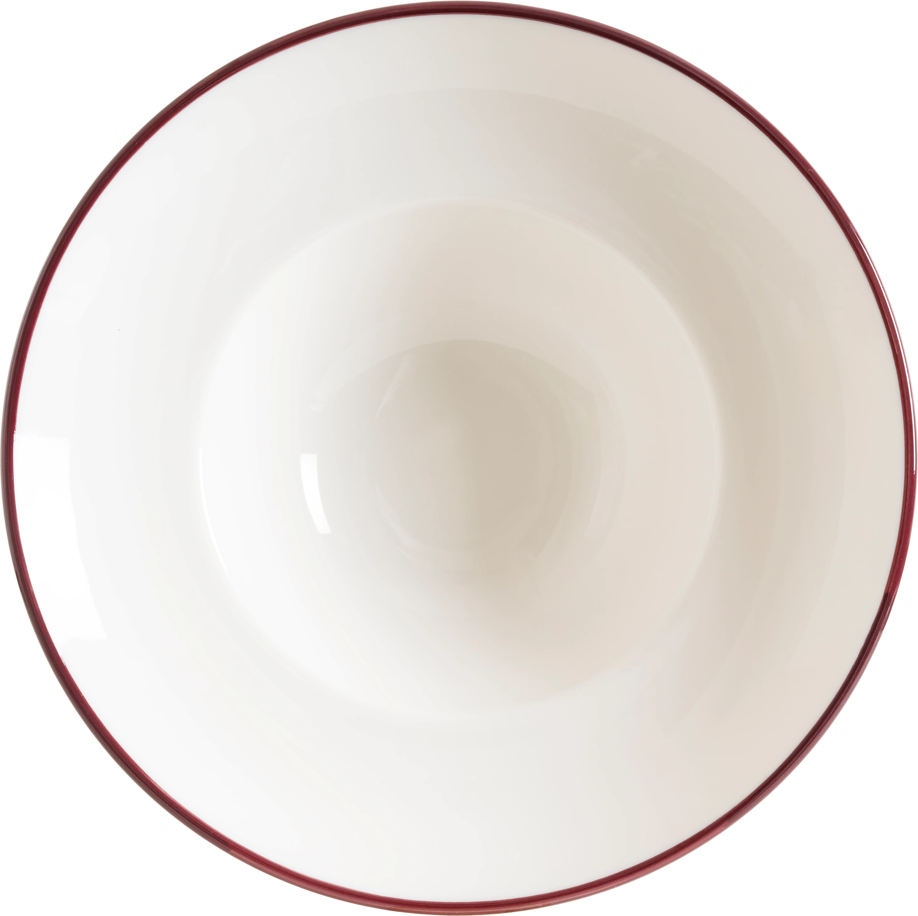 Bonna Linea dyb tallerken, rød, 100 cl, ø23 cm