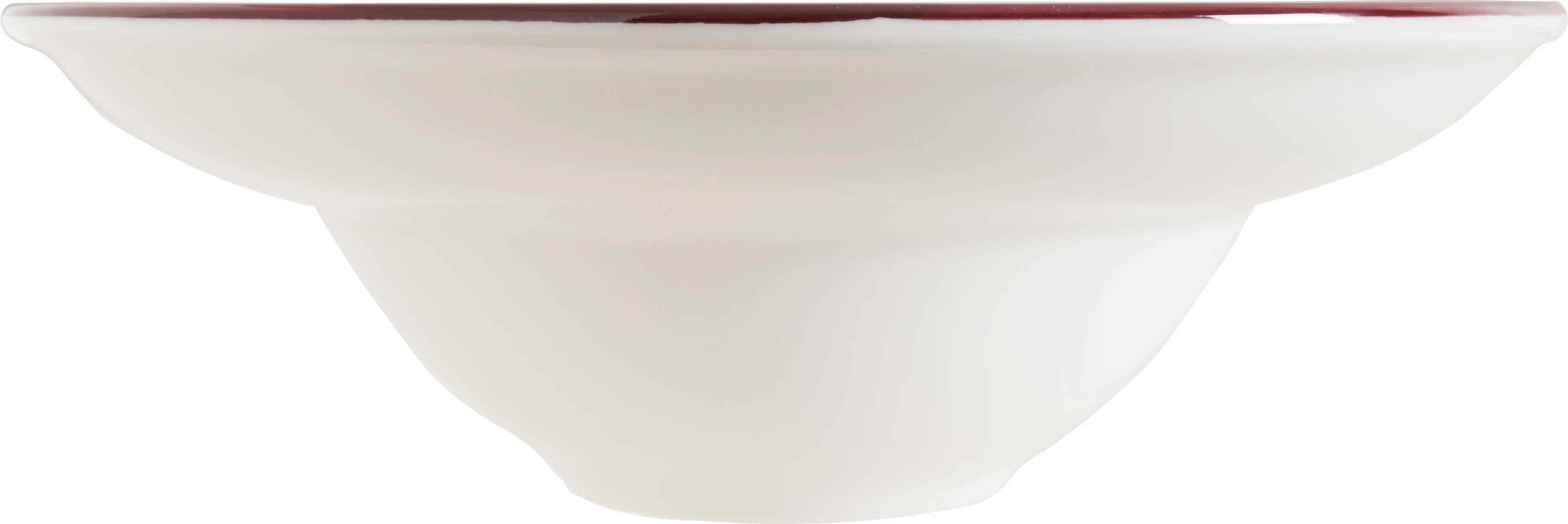 Bonna Linea dyb tallerken, rød, 100 cl, ø23 cm