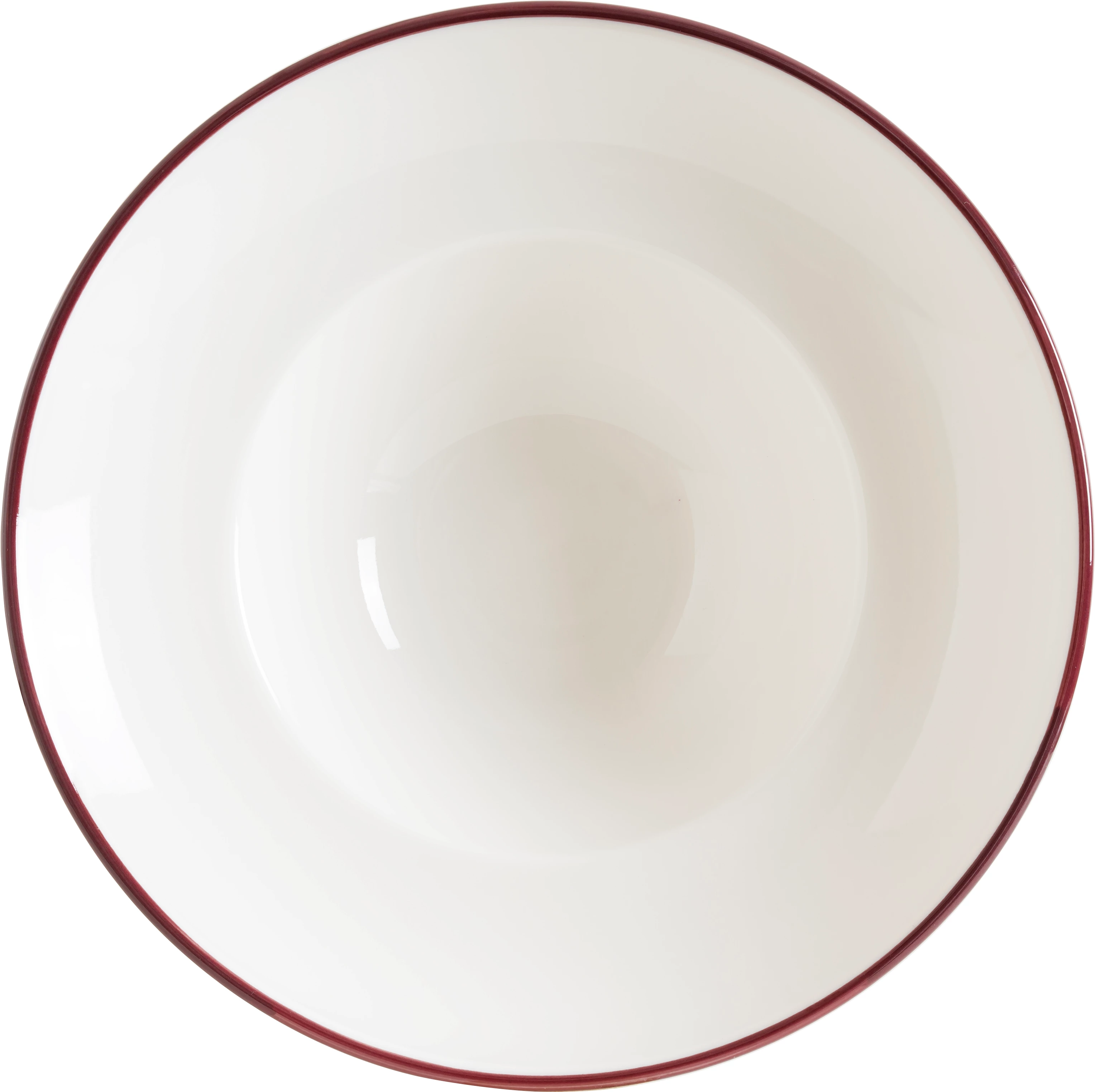 Bonna Linea dyb tallerken, rød, 400 cl, ø27 cm