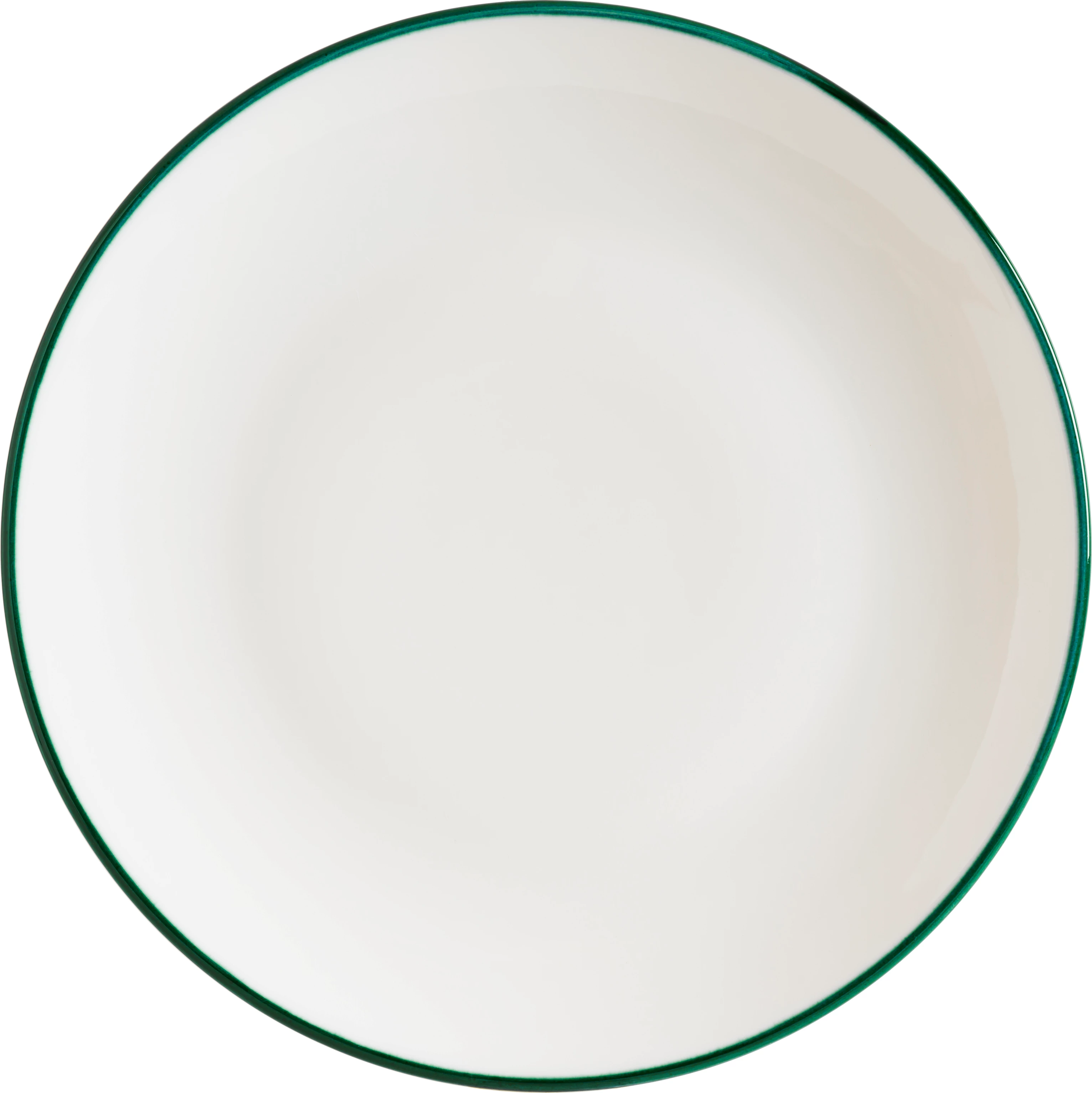 Bonna Linea flad tallerken, grøn, ø17 cm
