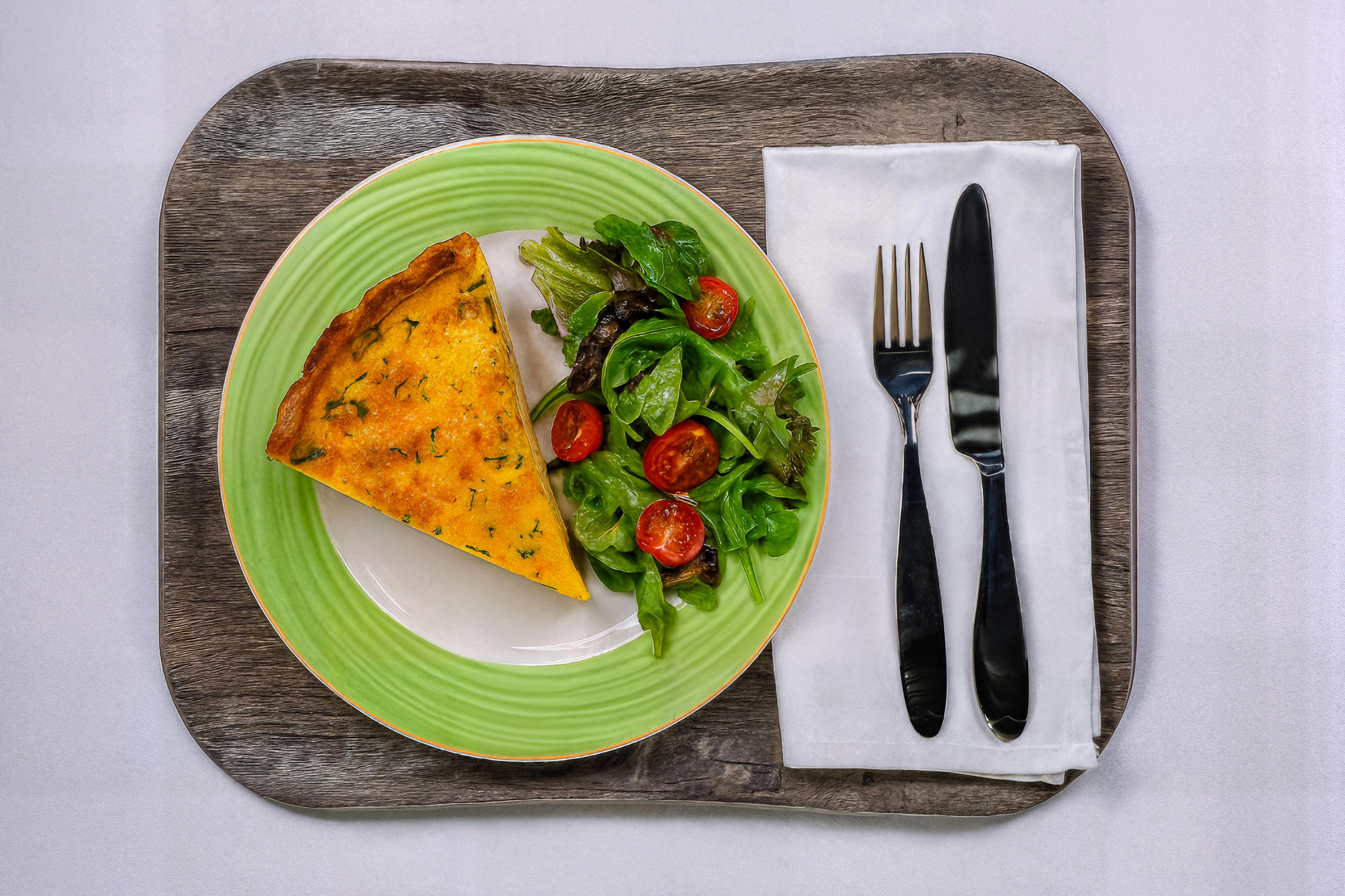 RAK Bahamas flad tallerken, grøn, ø21 cm