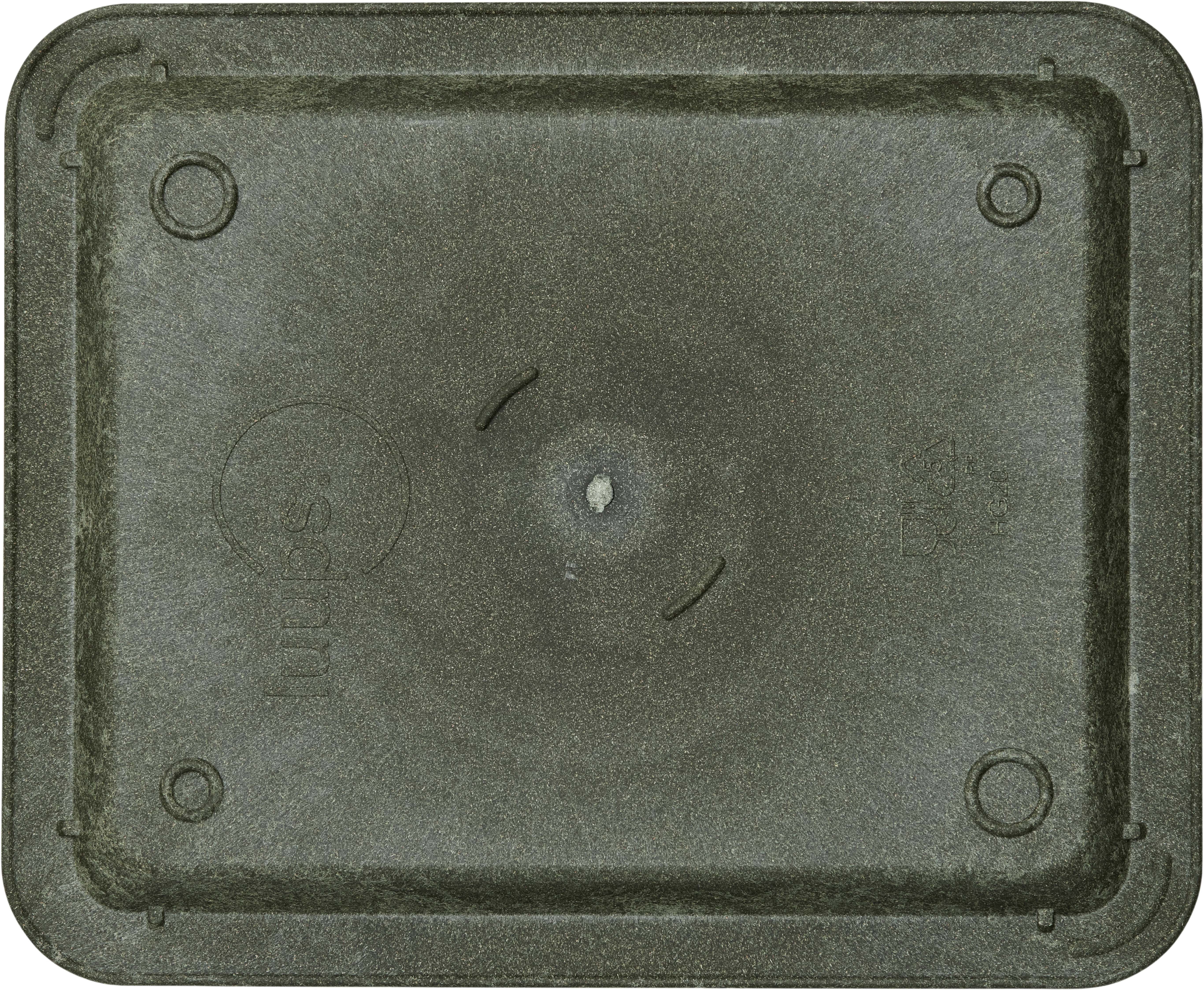 Luups fad, grøn, 1/2 GN-H2 cm