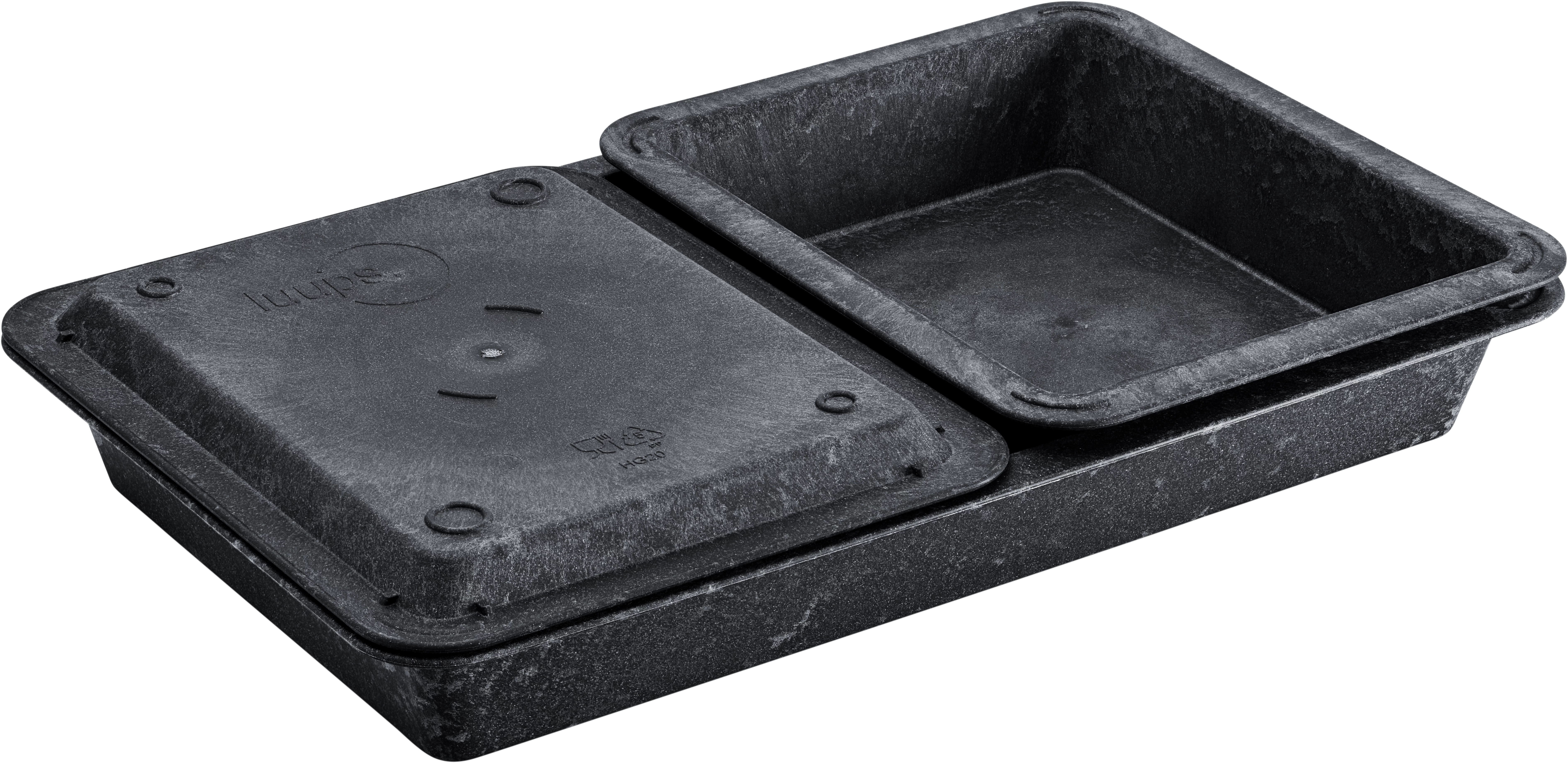 Luups fad, sort, 1/1 GN-H6,5 cm