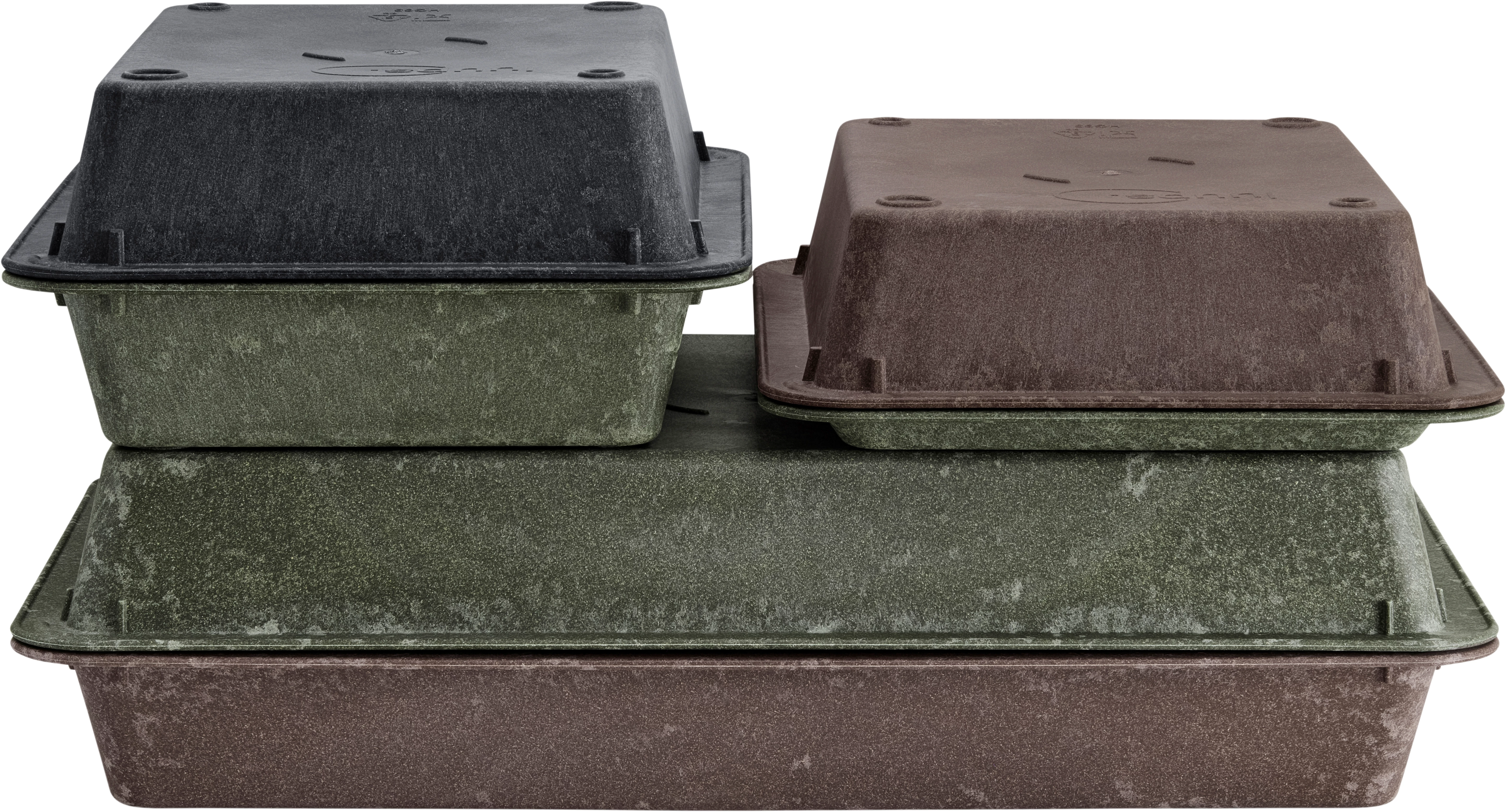 Luups fad, brun, 1/1 GN-H6,5 cm