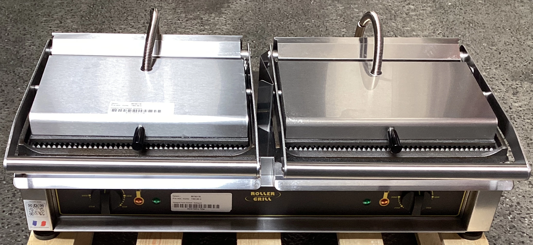 Klemgrill Panni Dobbelt  Rollergrill