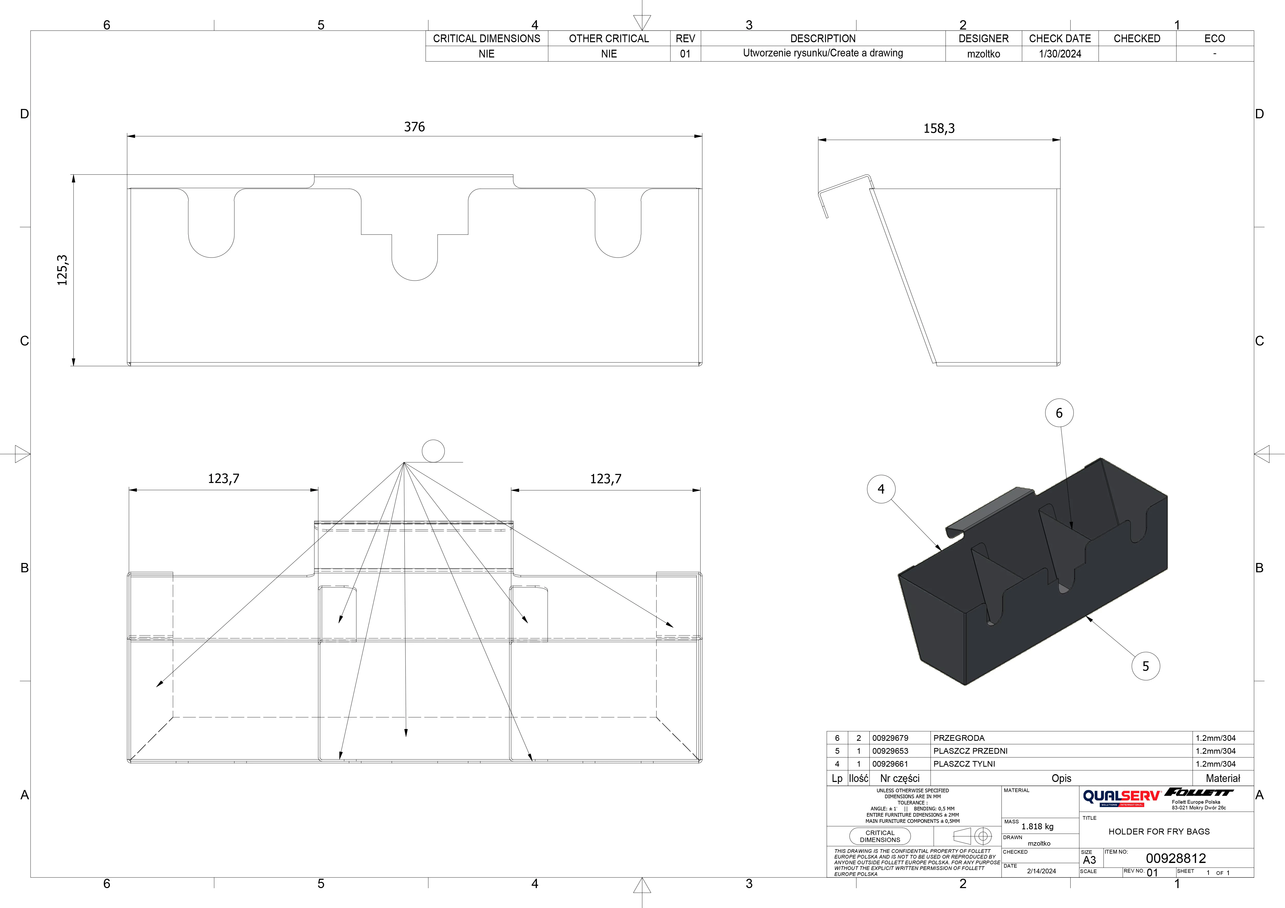 Follett poseholder