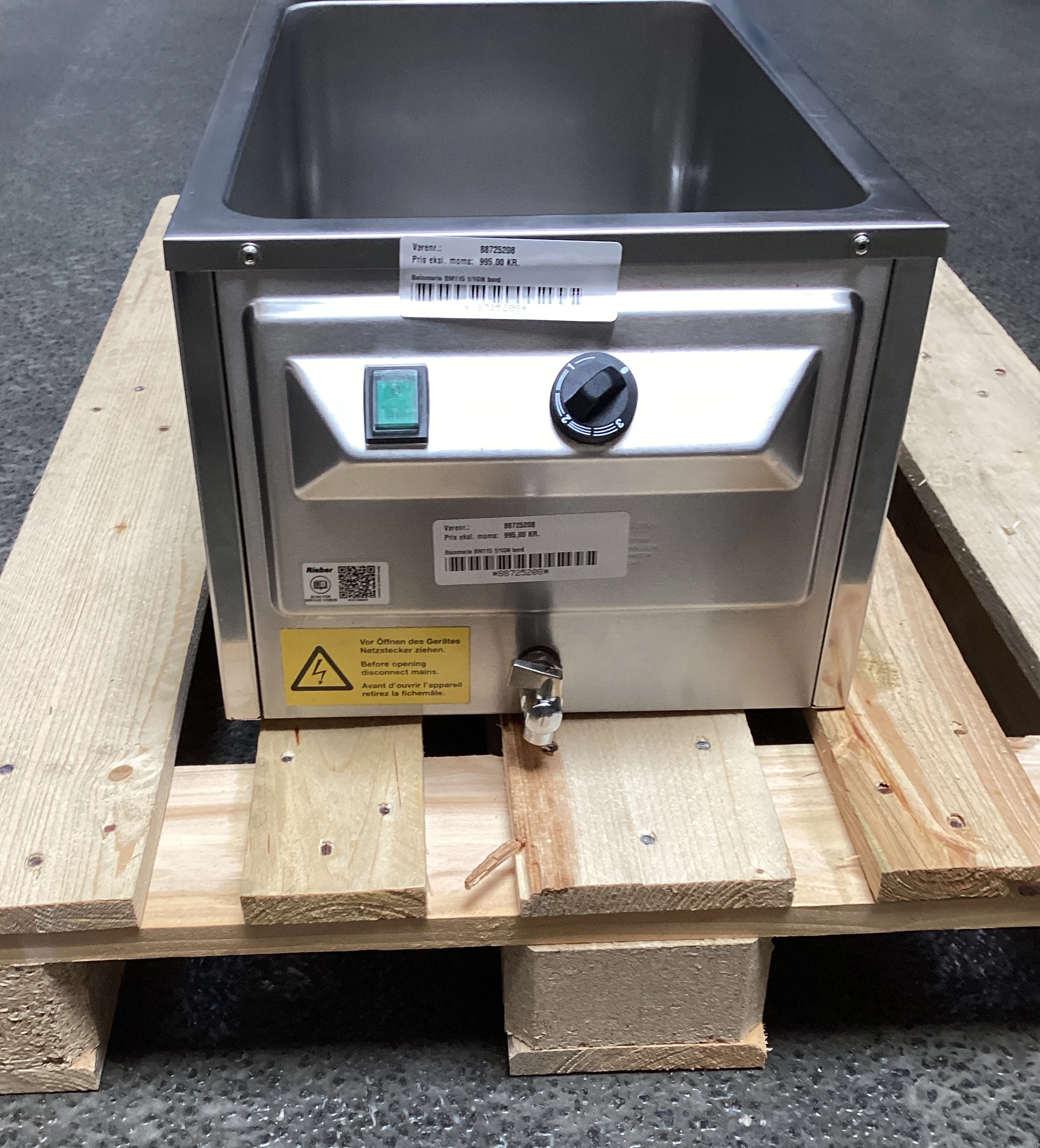 Rieber Bainmarie BM115 1/1GN bord