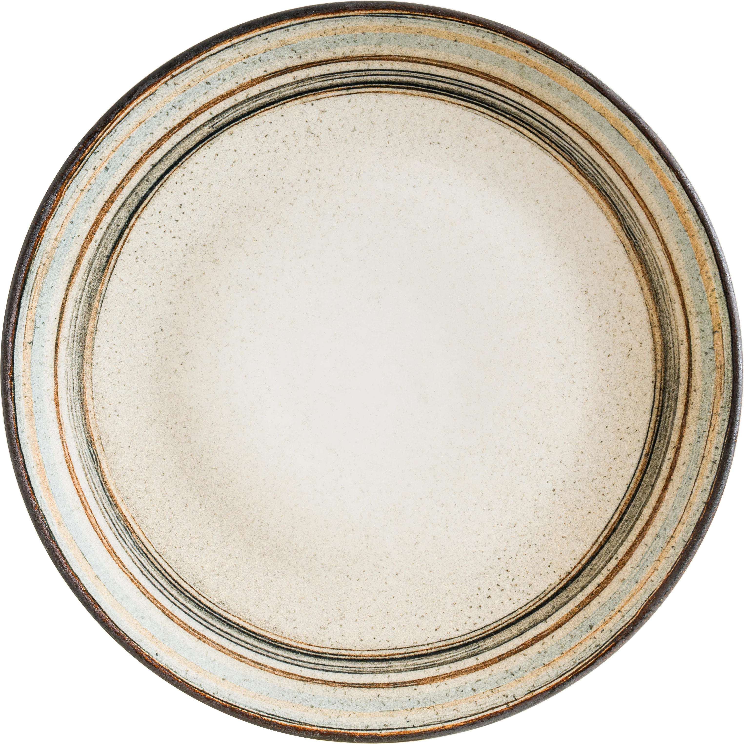 Bonna Cortado flad tallerken med stribet, ø27 cm