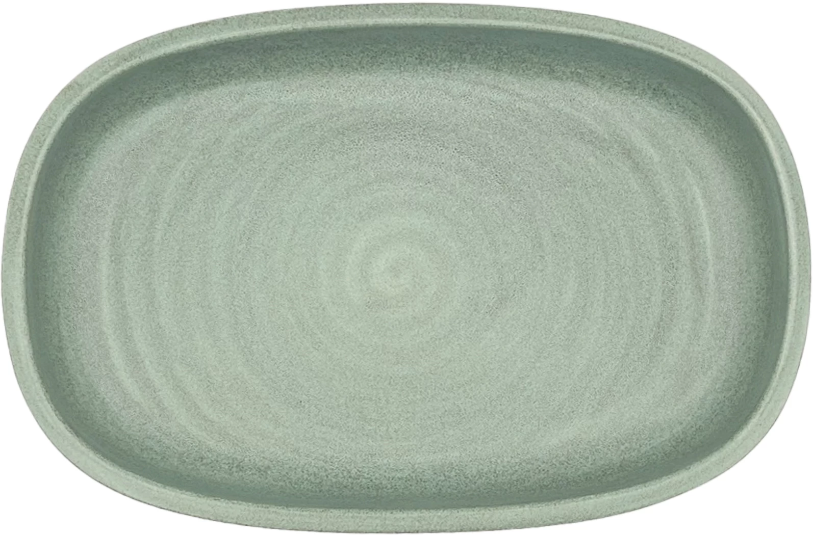 RAK Ease Selva ovalt fad, lysegrøn, 30 x 20 x H2,5 cm