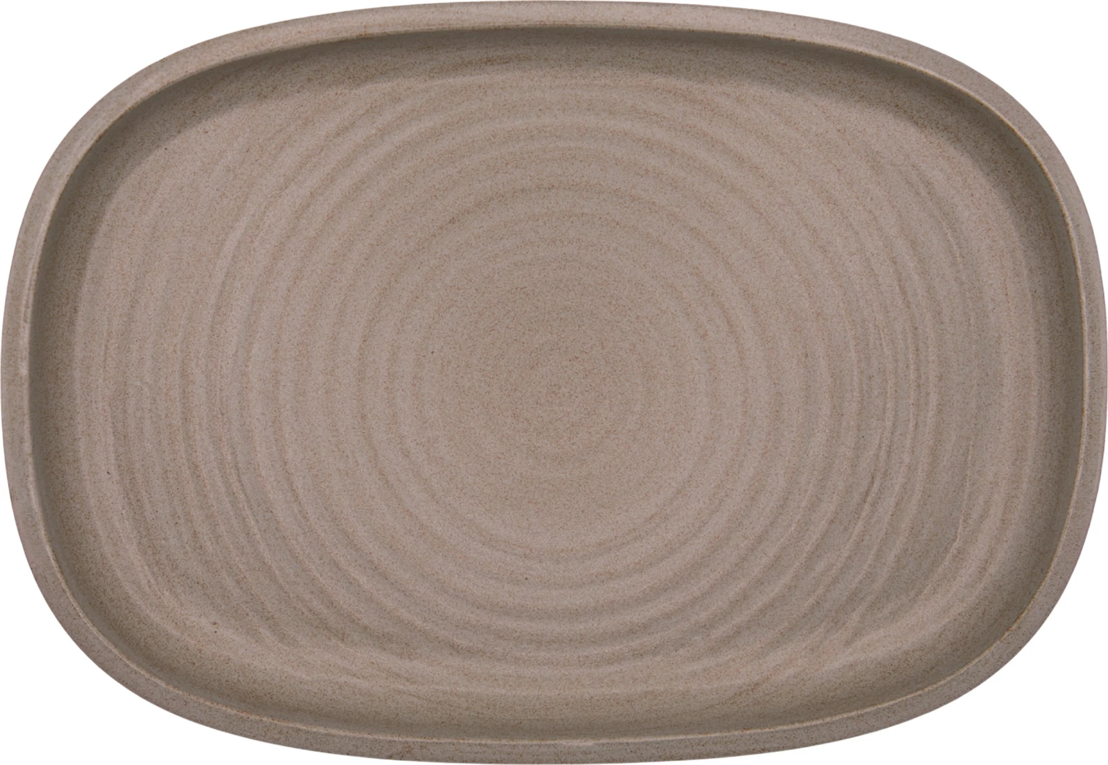 RAK Ease Selva ovalt fad, grå, 30 x 20 x H2,5 cm