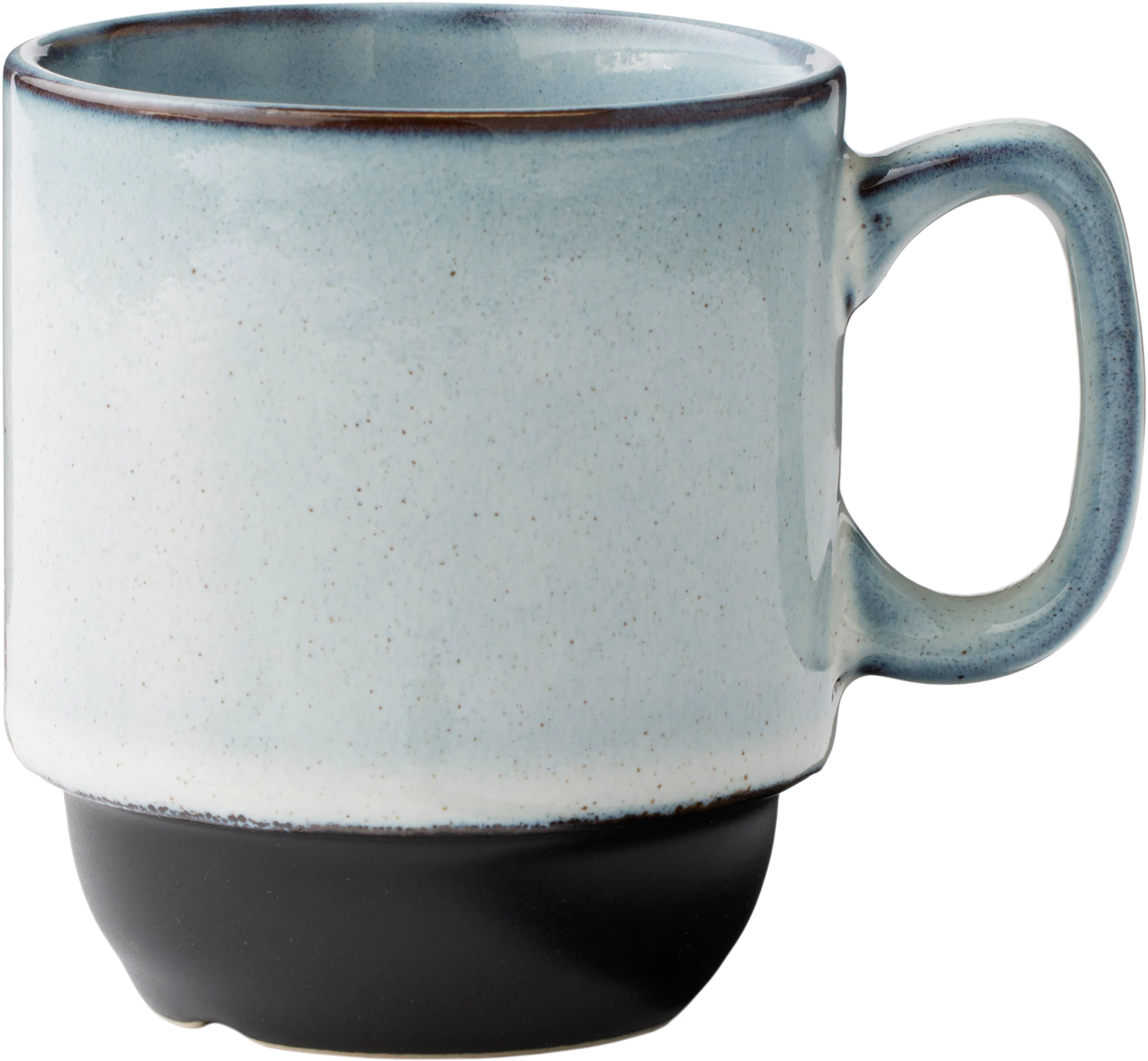 Mugs stabelbart krus, sand/grå, 26 cl