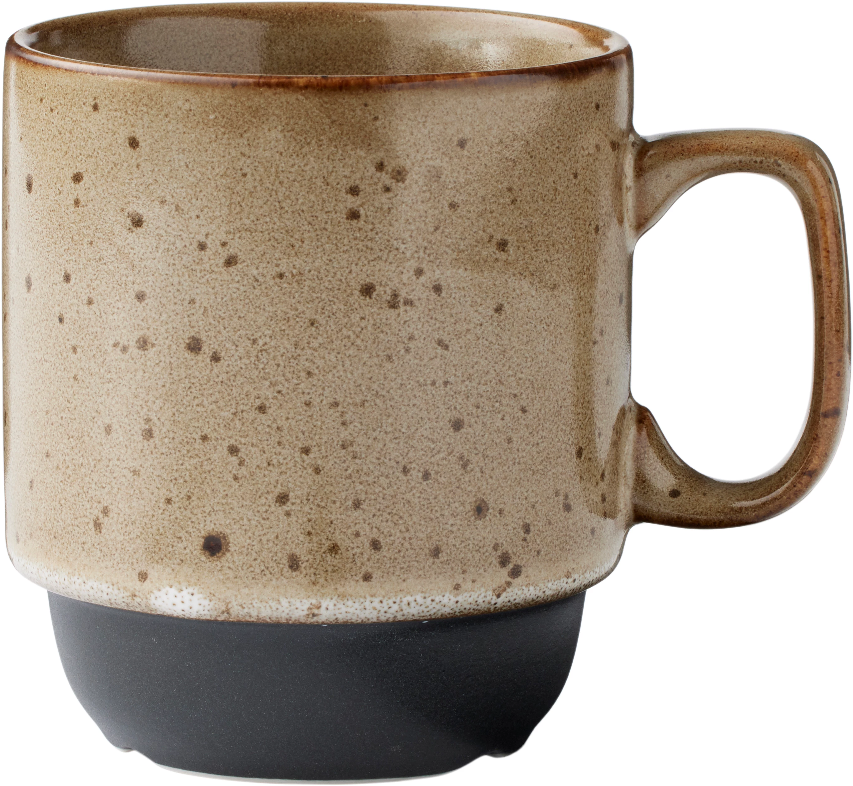 Mugs stabelbart krus, brun, 26 cl