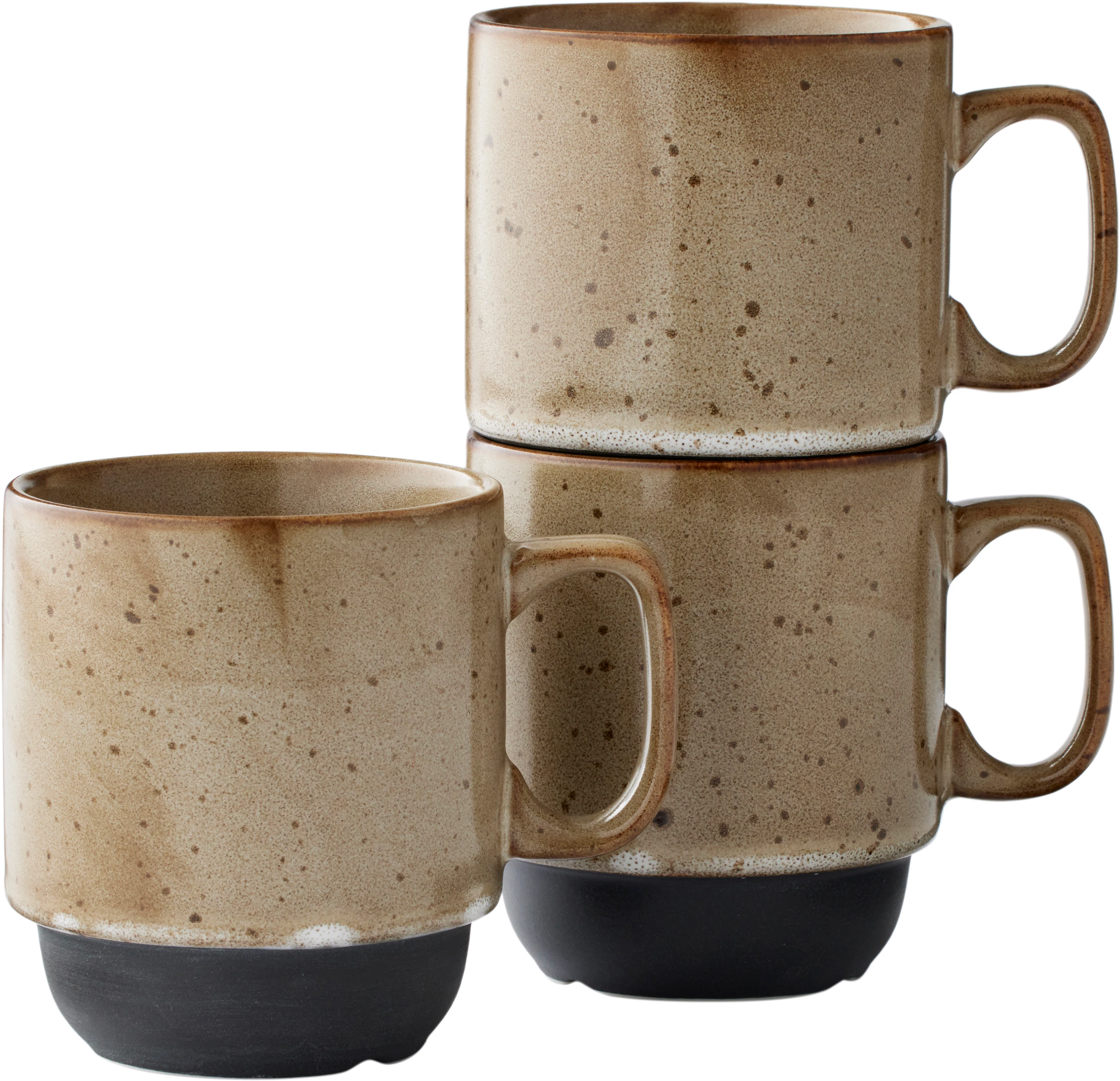 Mugs stabelbart krus, brun, 26 cl