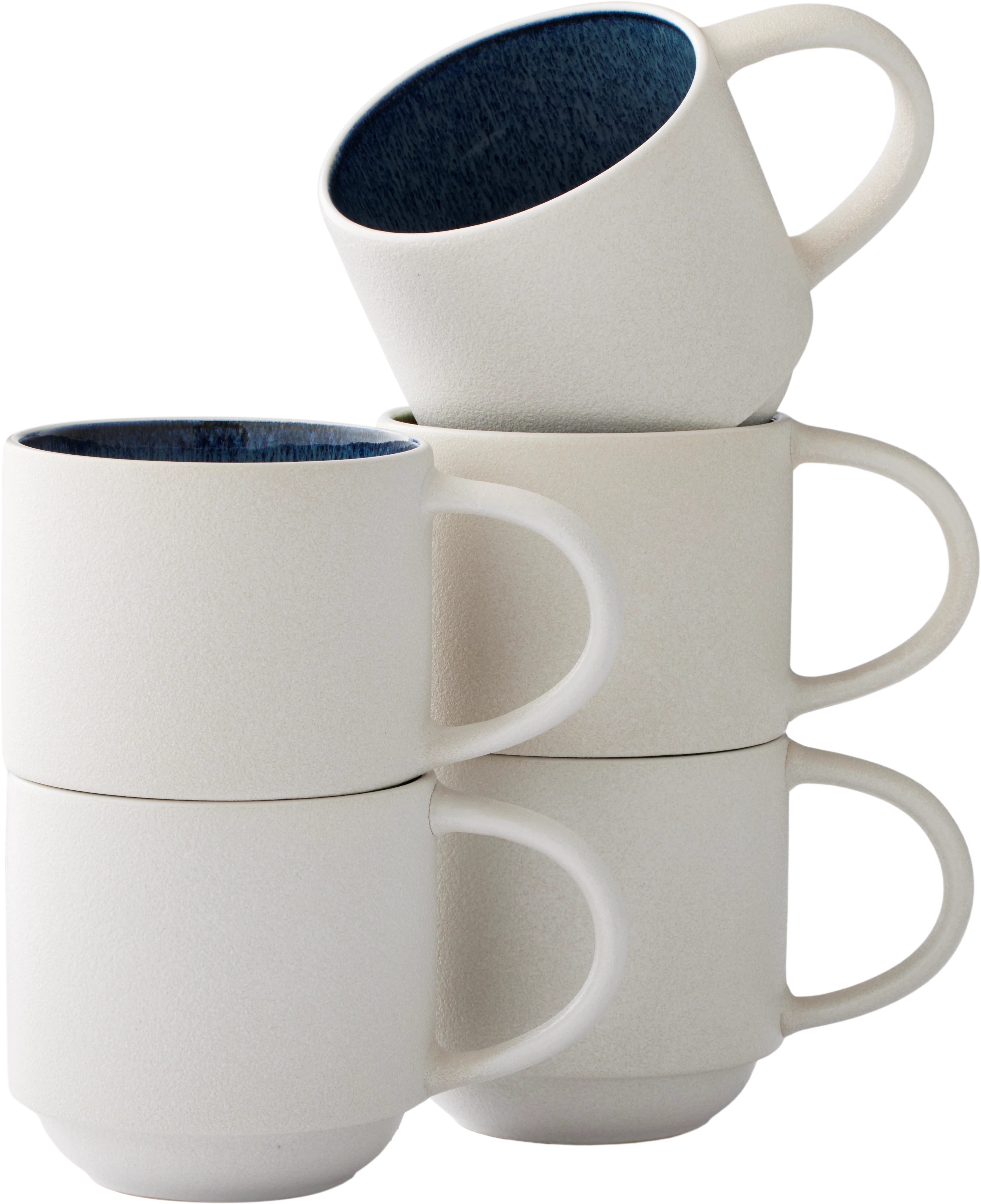 Mugs stabelbart krus, blå, 36 cl