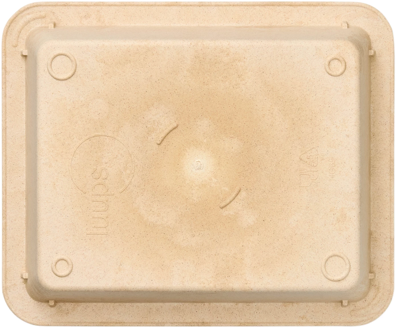 Luups fad, sand, 1/2 GN-H2 cm