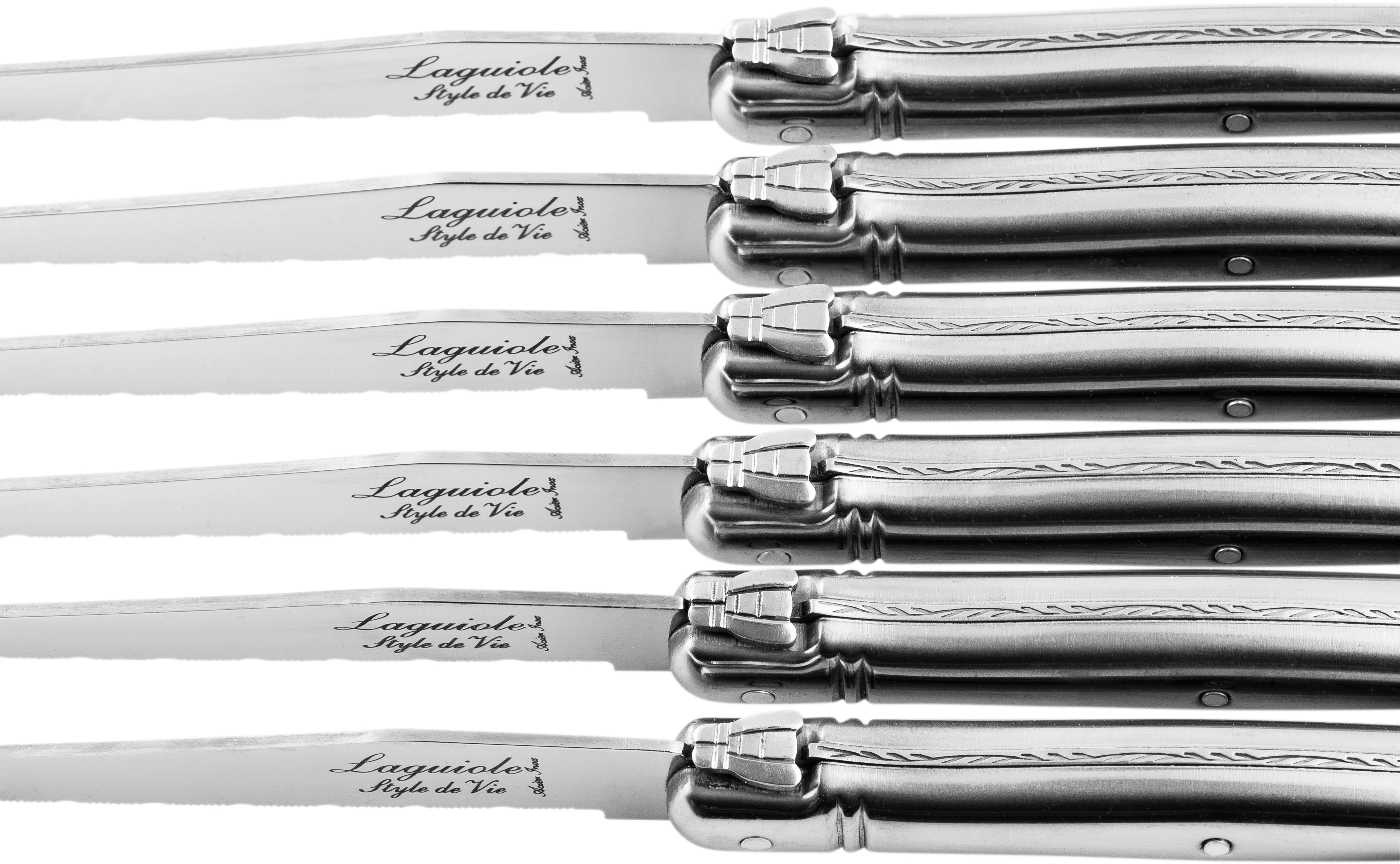 Laguiole steakkniv, rustfrit stål, 23 cm