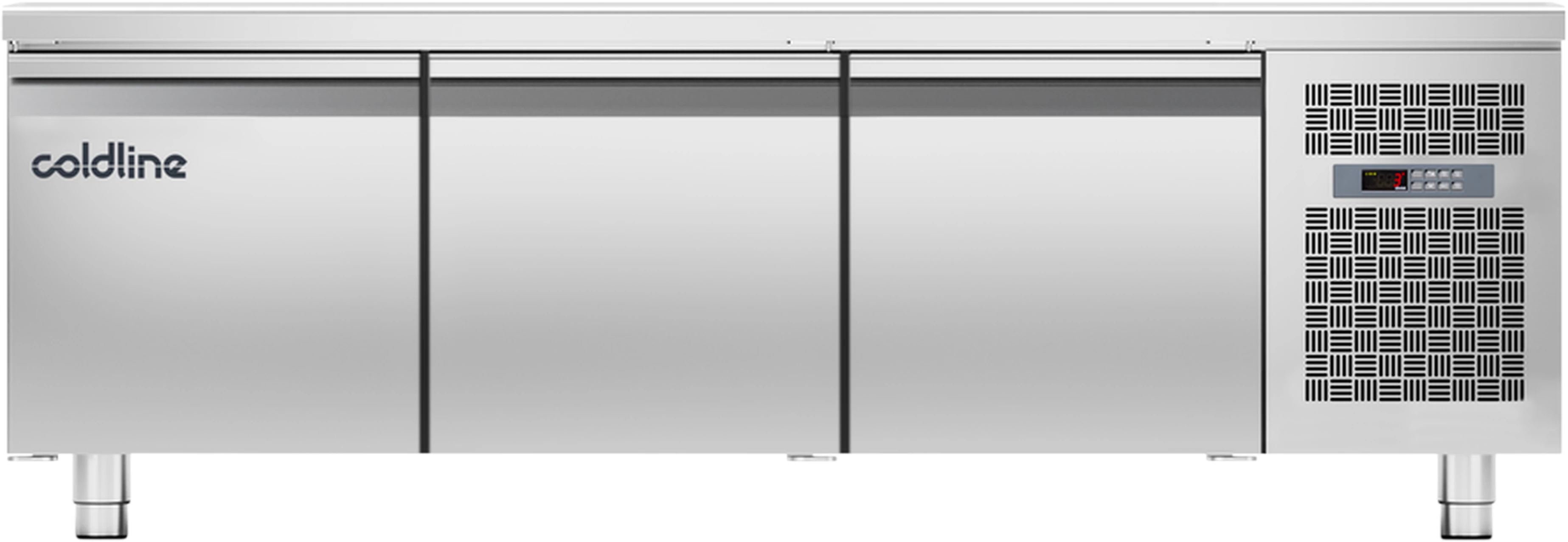 Coldline TP17/1M-490 kølebord med skuffer