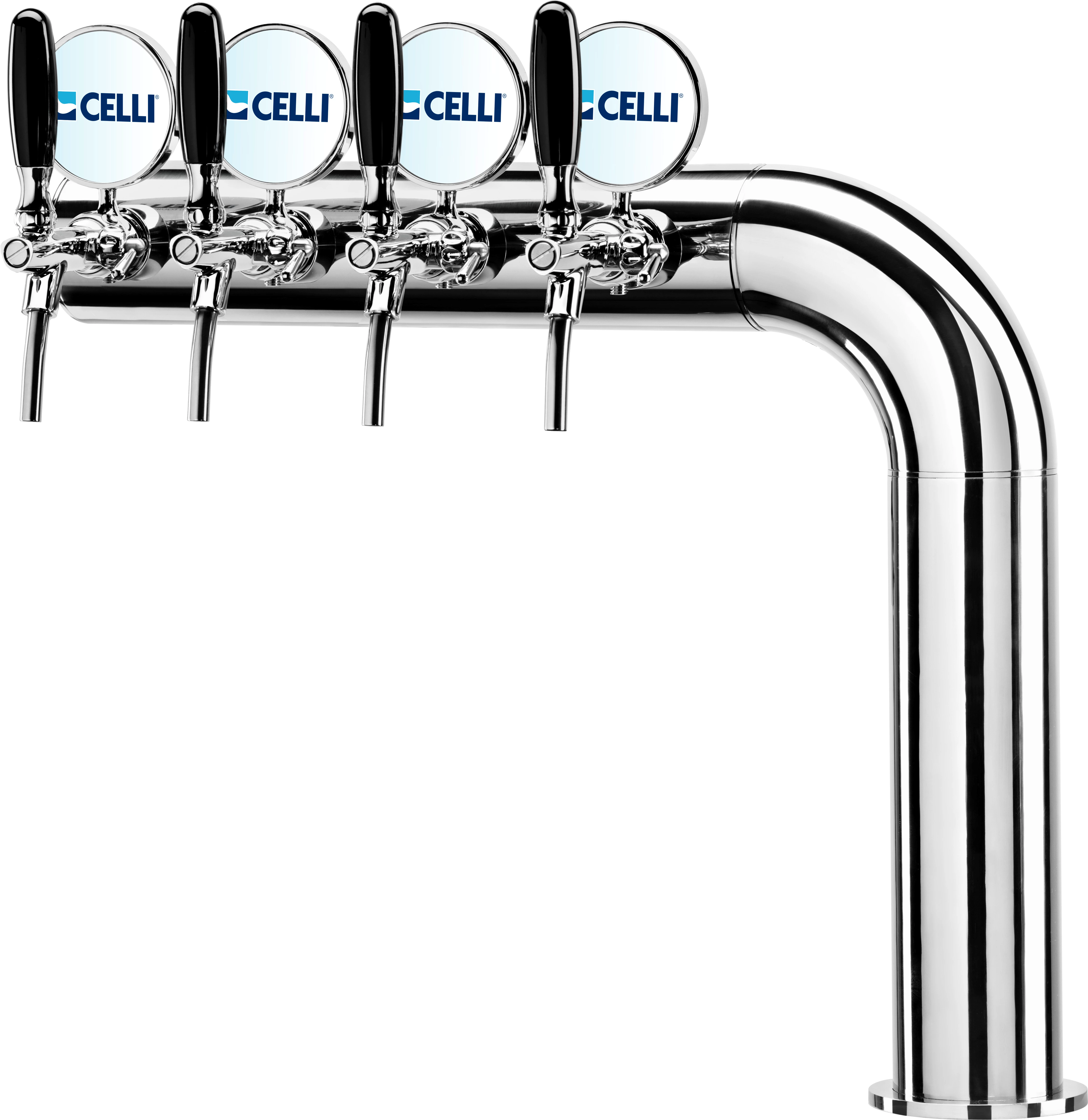 Celli Azur Flag Shaped 4-vejs tappehane, højre