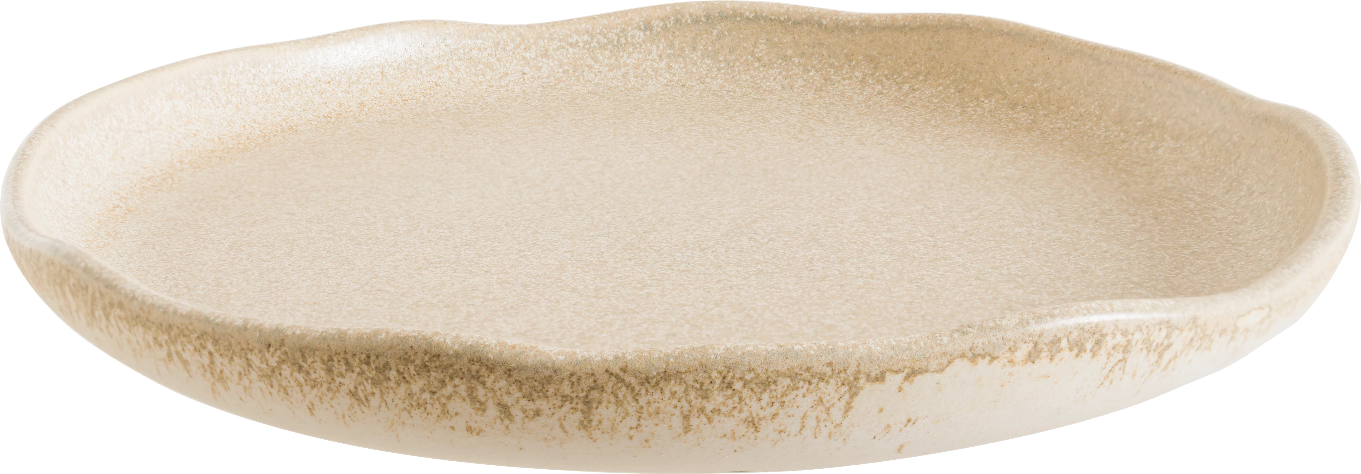 Bonna Sahara flad tallerken, sand, ø21 cm