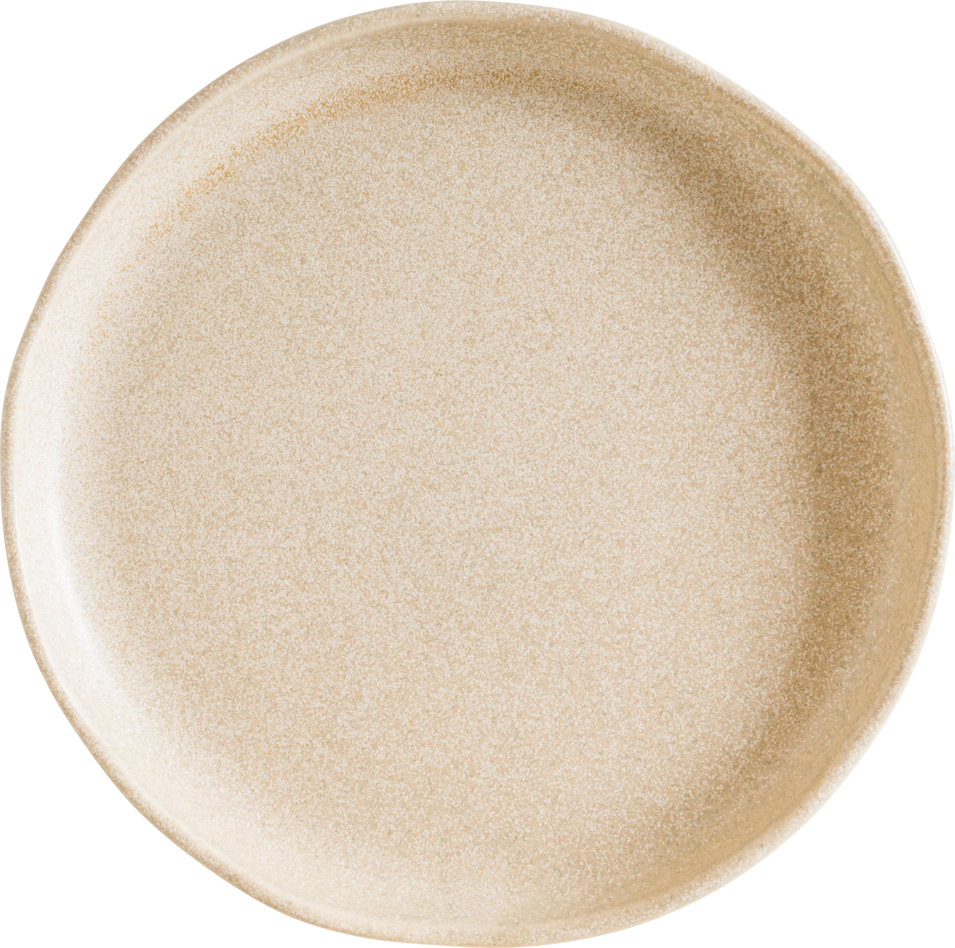 Bonna Sahara flad tallerken, sand, ø21 cm
