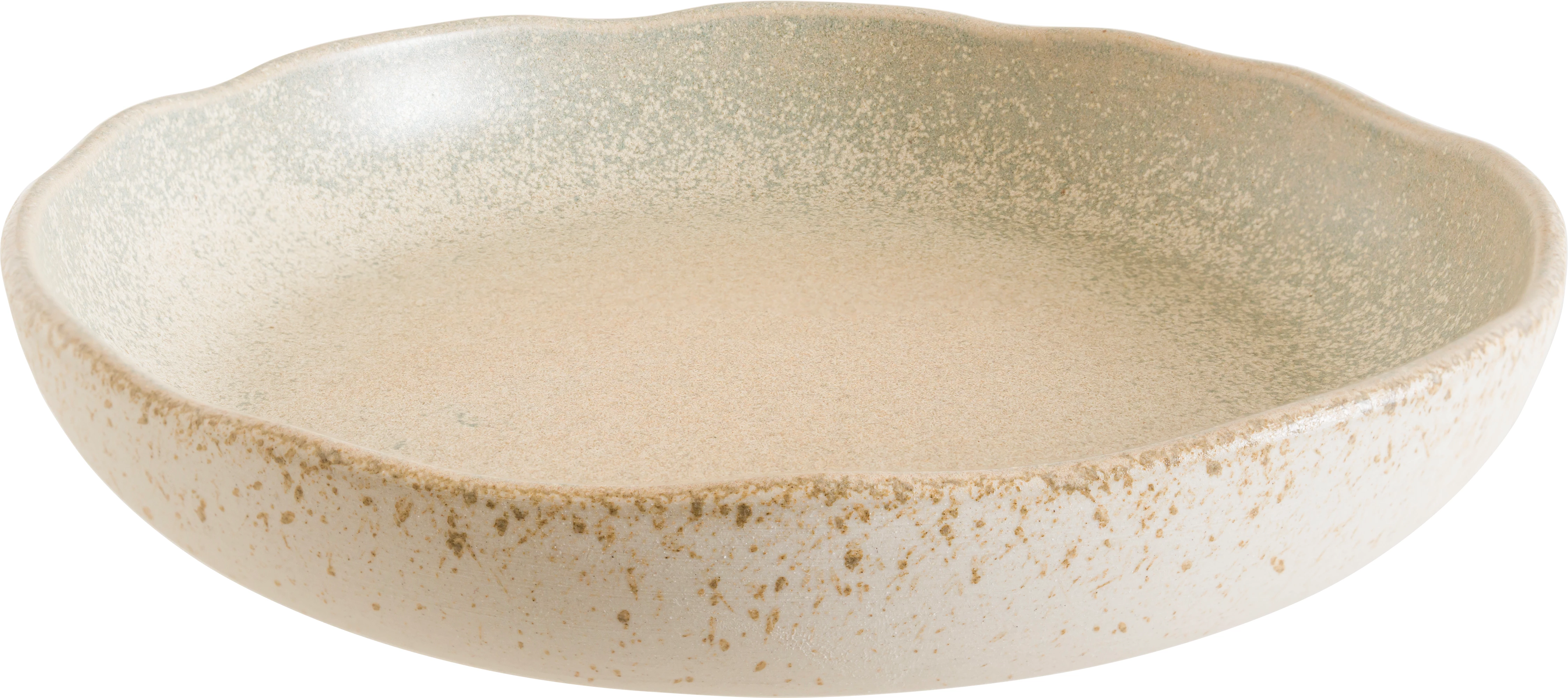 Bonna Sahara dyb tallerken, sand, 75 cl, ø23 cm
