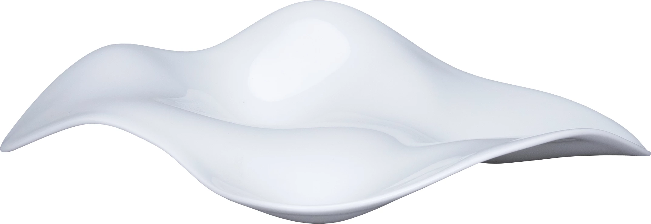 RAK Feelings asymmetrisk tallerken med to zoner, 21 cm