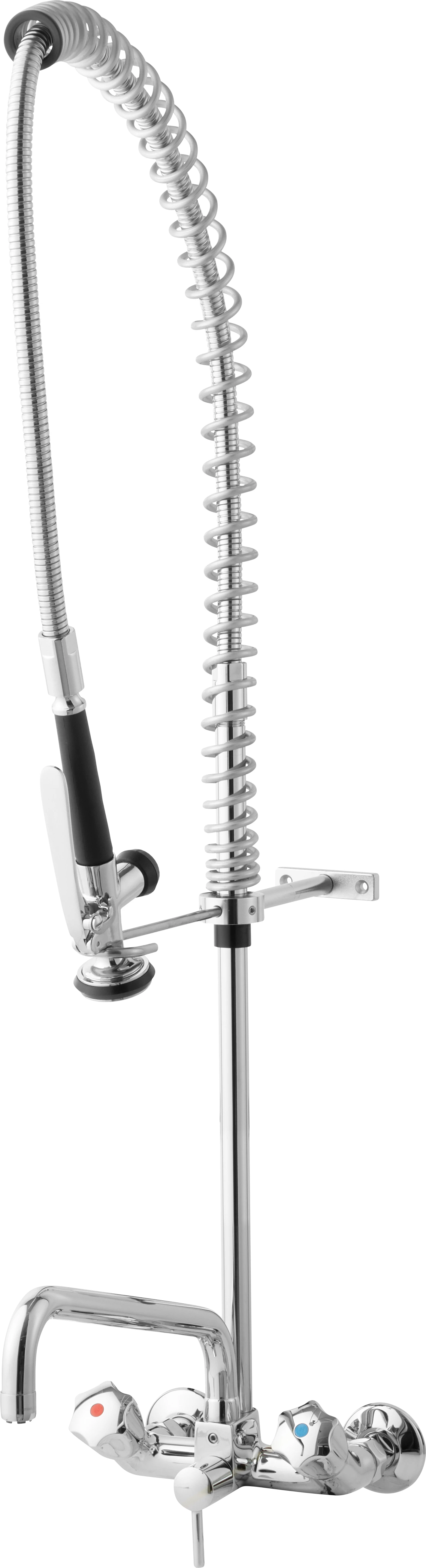 KWC forbruser til væg med U-tud, to-huls