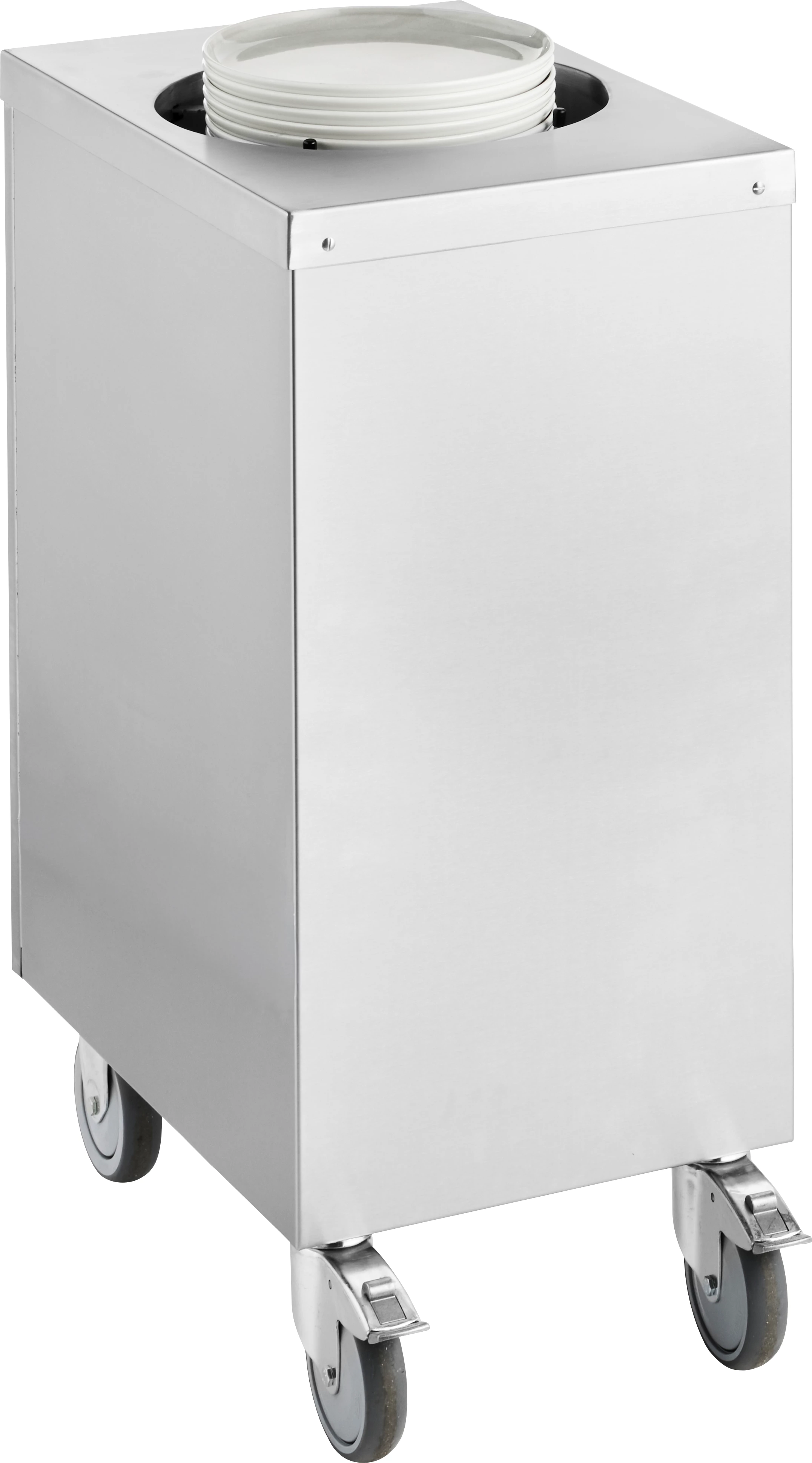 Mist tallerkendispenservogn, 1 rør, ø260-320 mm