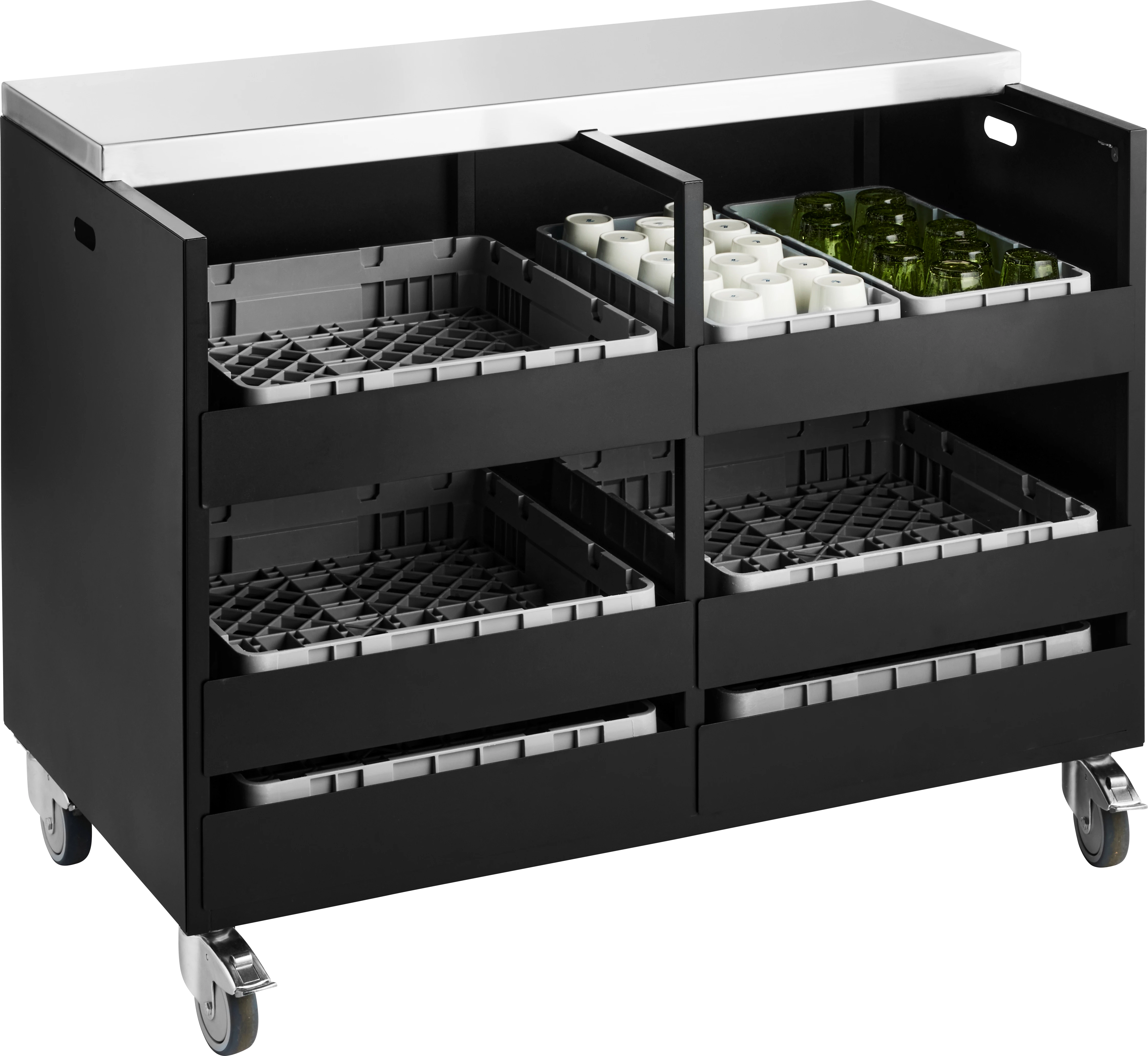 Mist afrydningsvogn, 1177 x 640 x H900 mm