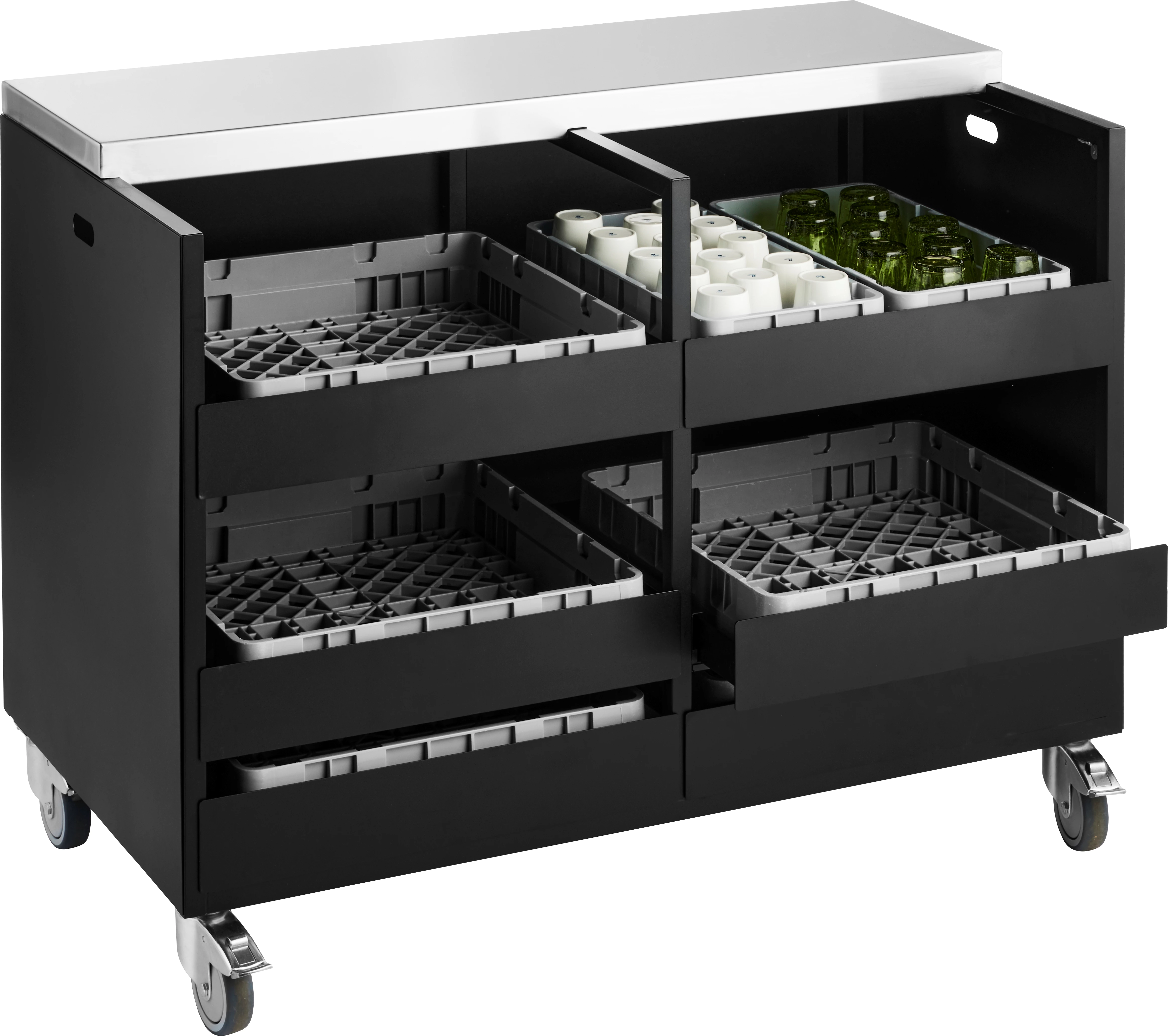 Mist afrydningsvogn, 1177 x 640 x H900 mm