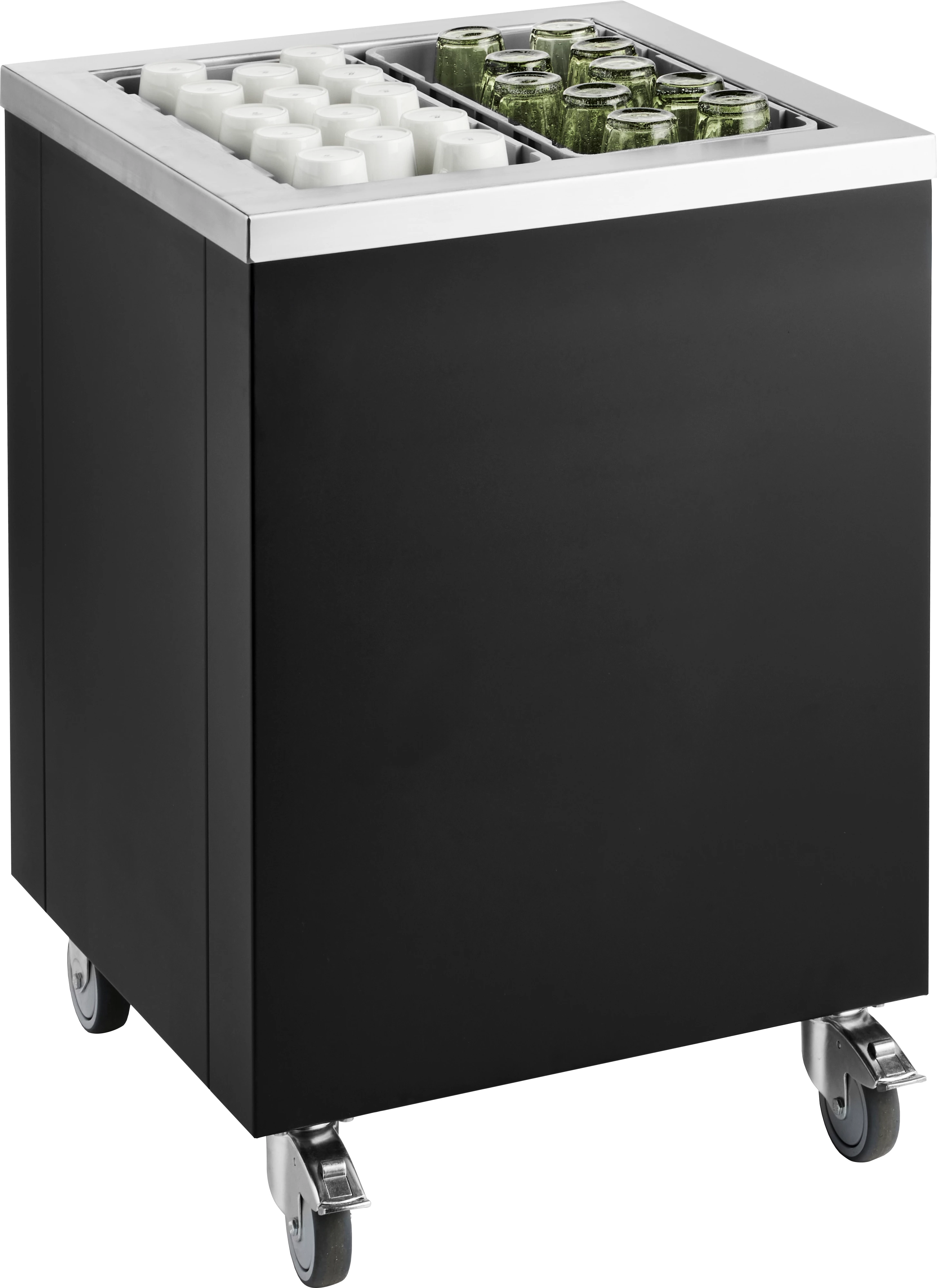 Mist kurvedispenservogn