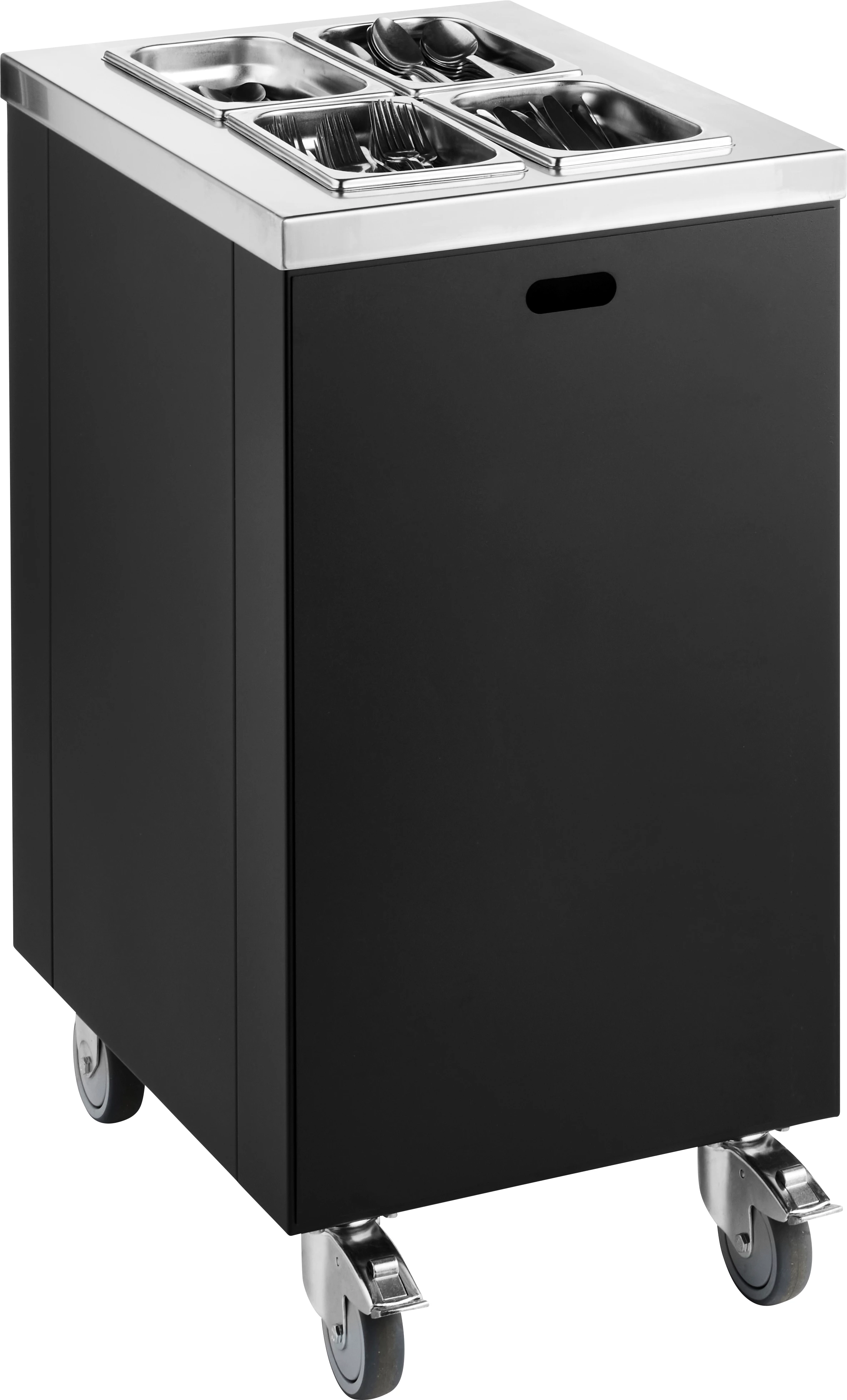 Mist bestikvogn til 4 x 1/4 GN kantiner, 470 x 640 x H900 mm