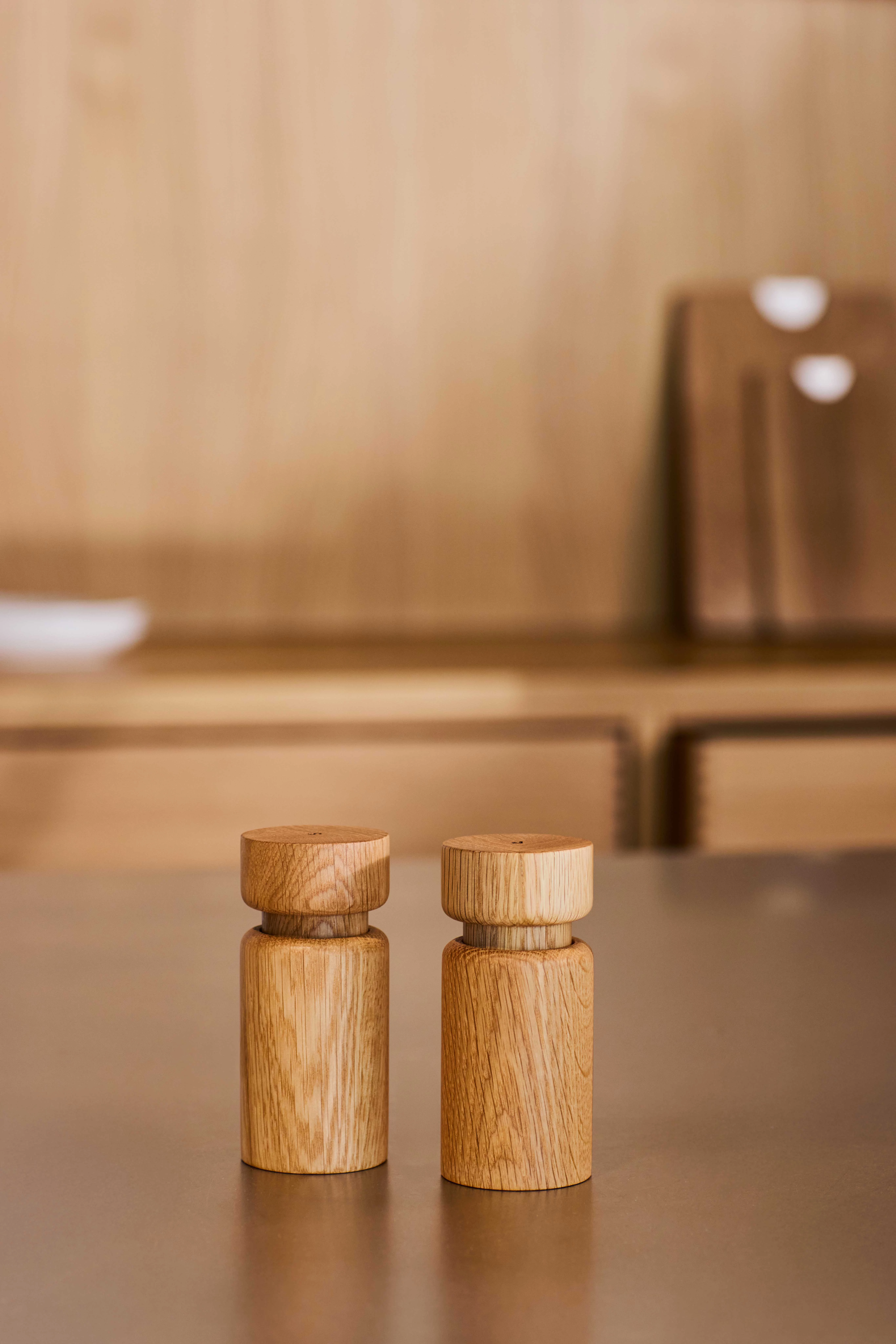 CrushGrind Helsinki saltkværn, lys eg, H11 cm