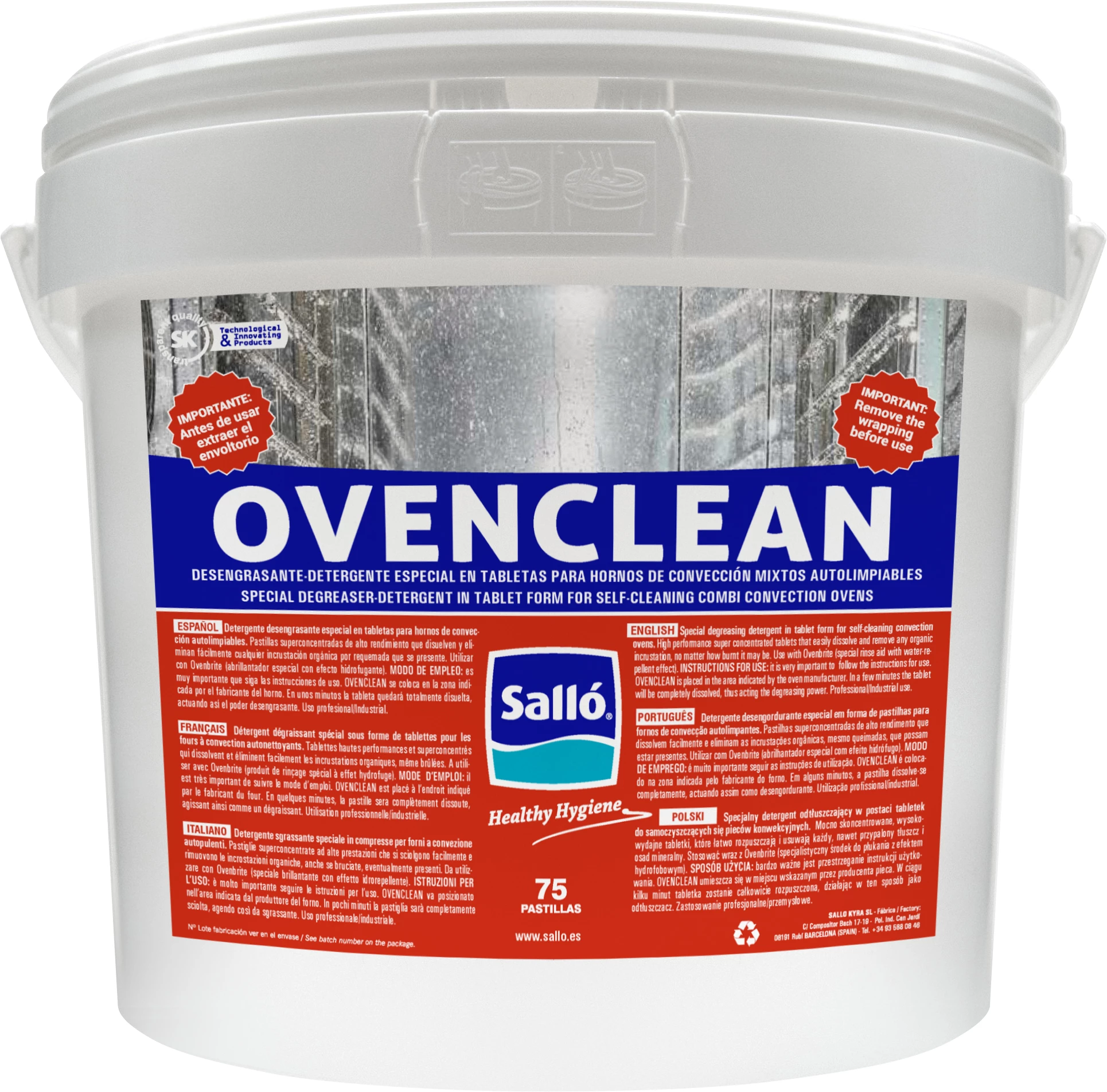 Fagor rengøringstablet, 75 stk.