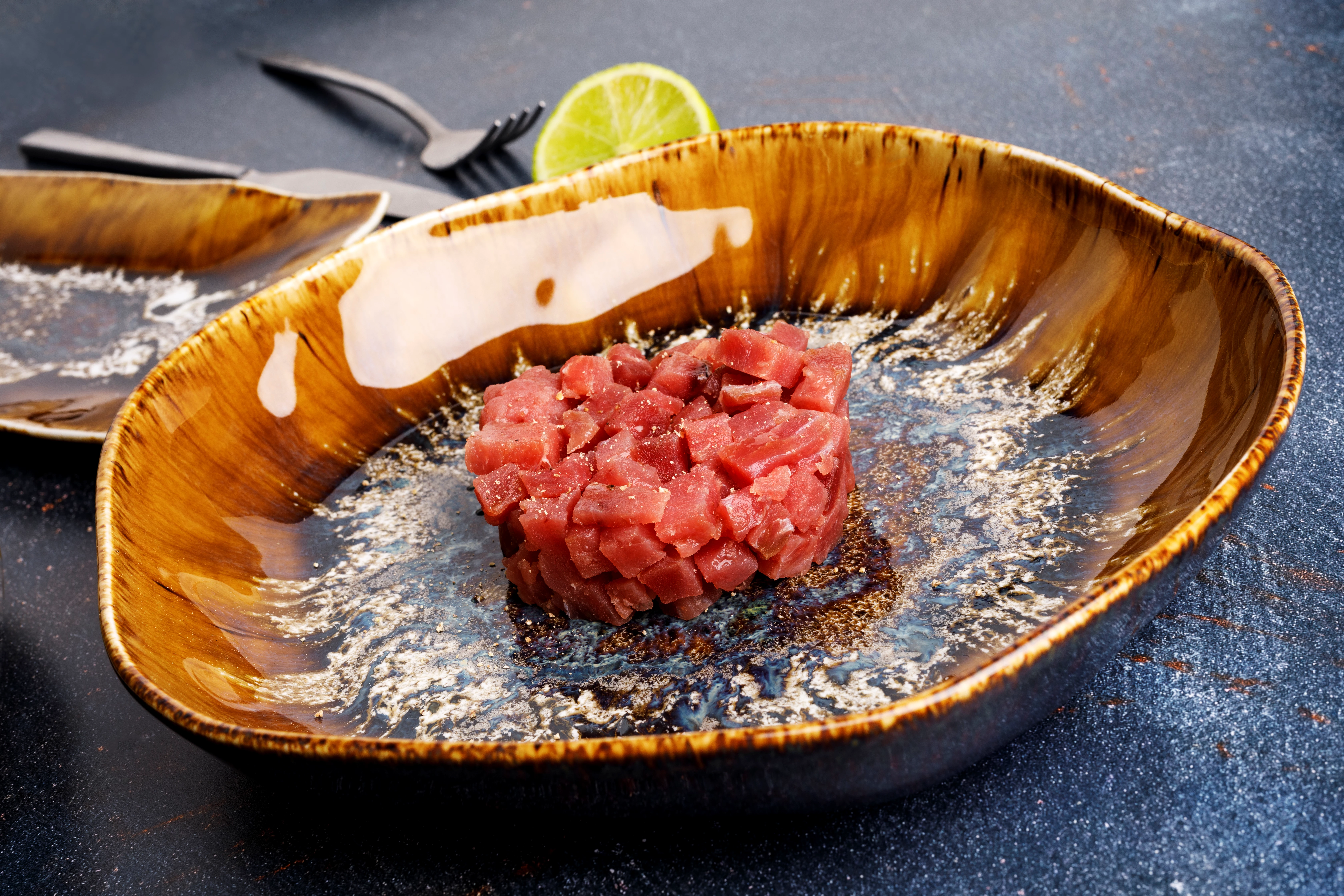 Tognana Reef Oyster gourmetskål, brun, ø24 x H4,8 cm