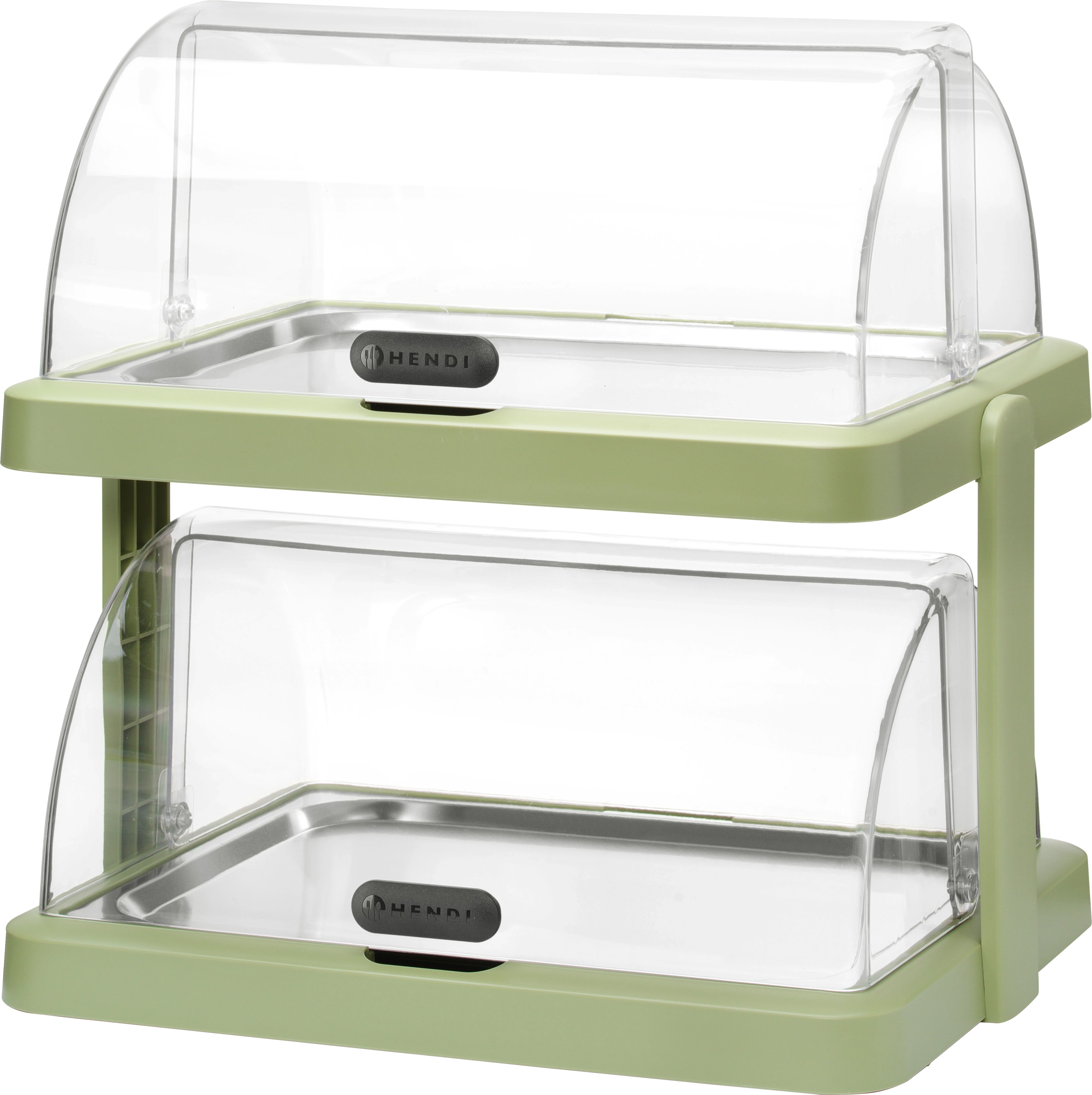 Hendi Uniq dobbelt køleplade med rullelåg, grøn