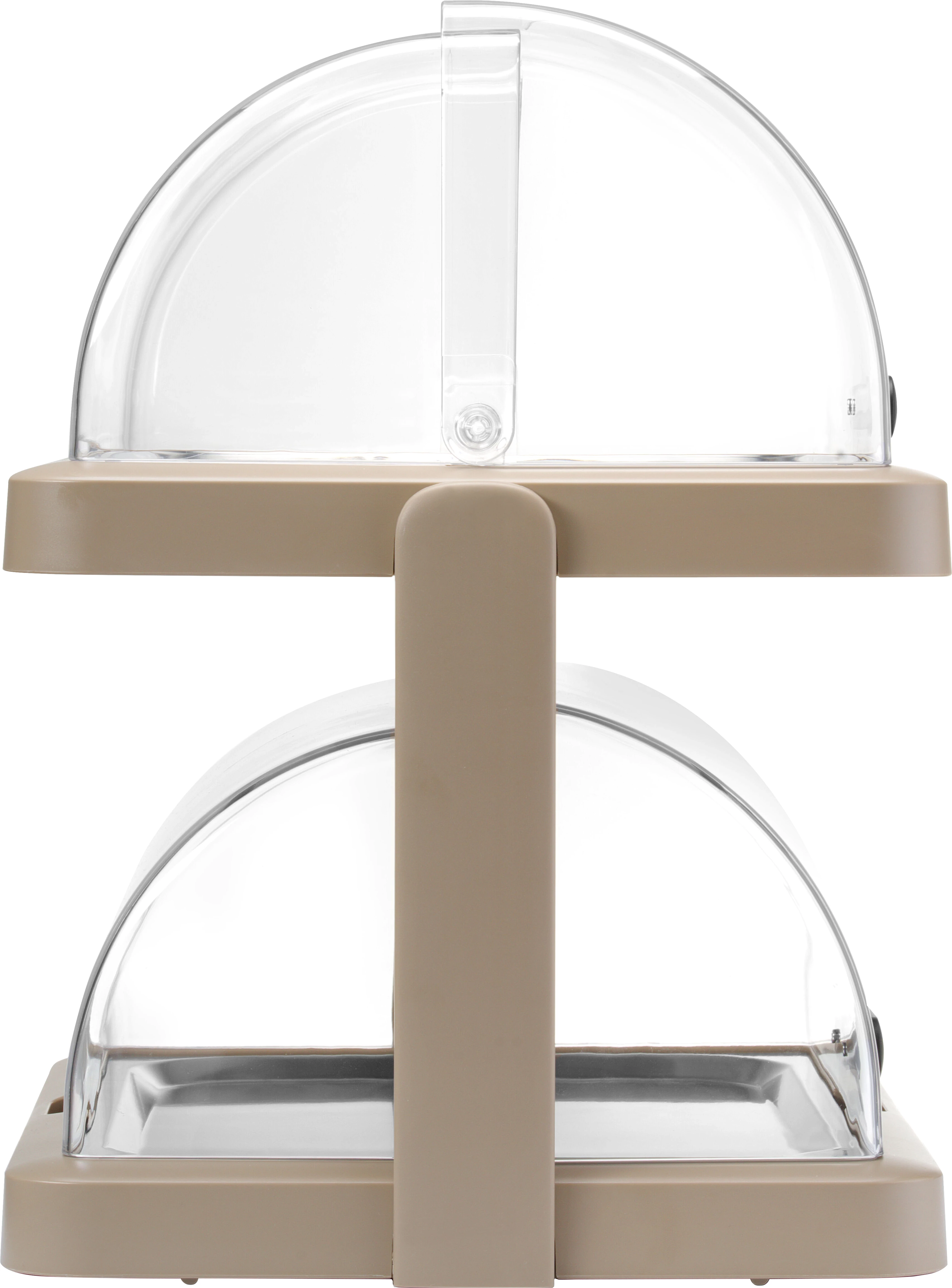 Hendi Uniq dobbelt køleplade med rullelåg, beige