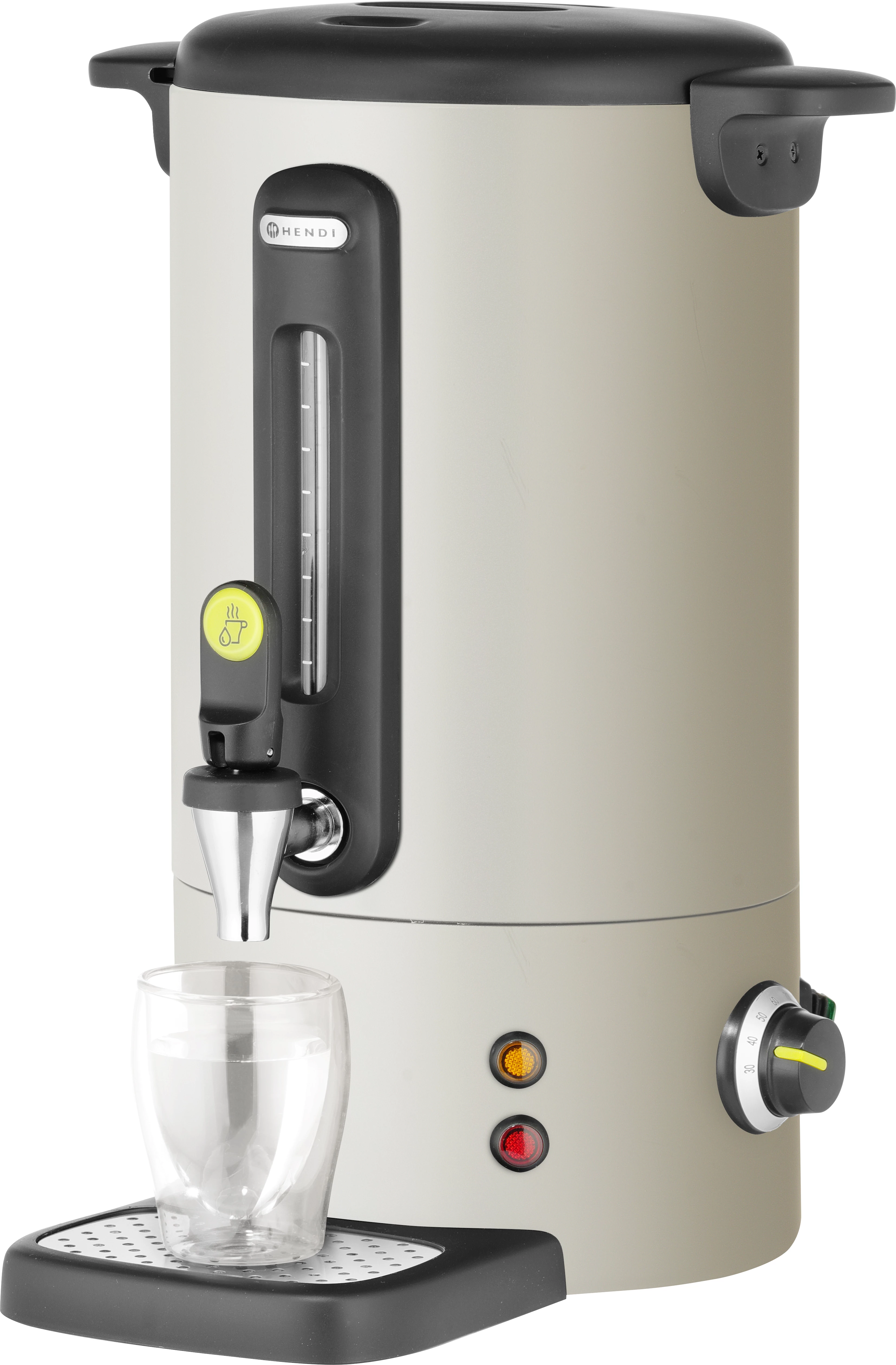 Hendi Uniq tevandsdispenser, råhvid, 9 ltr.