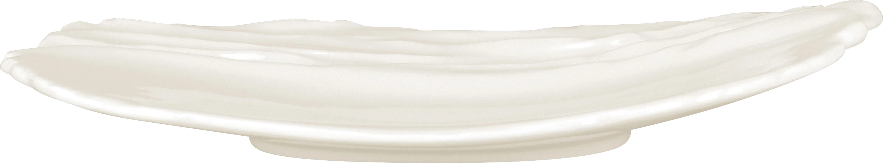 RAK Sketches bølget tallerken med fane, 27,3 x 18,3 cm