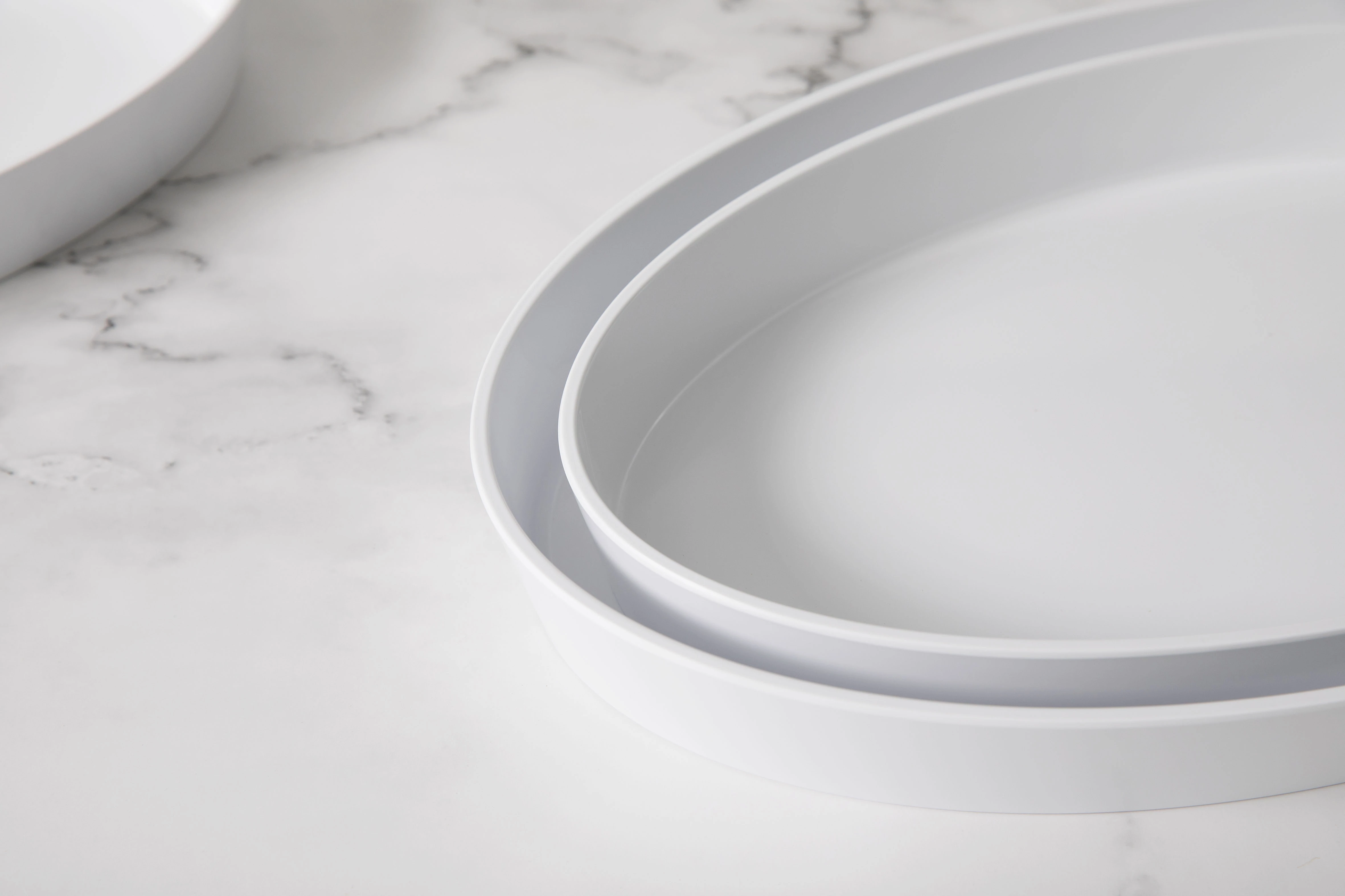 Tognana ovalt fad, melamin, 34 x 21 cm