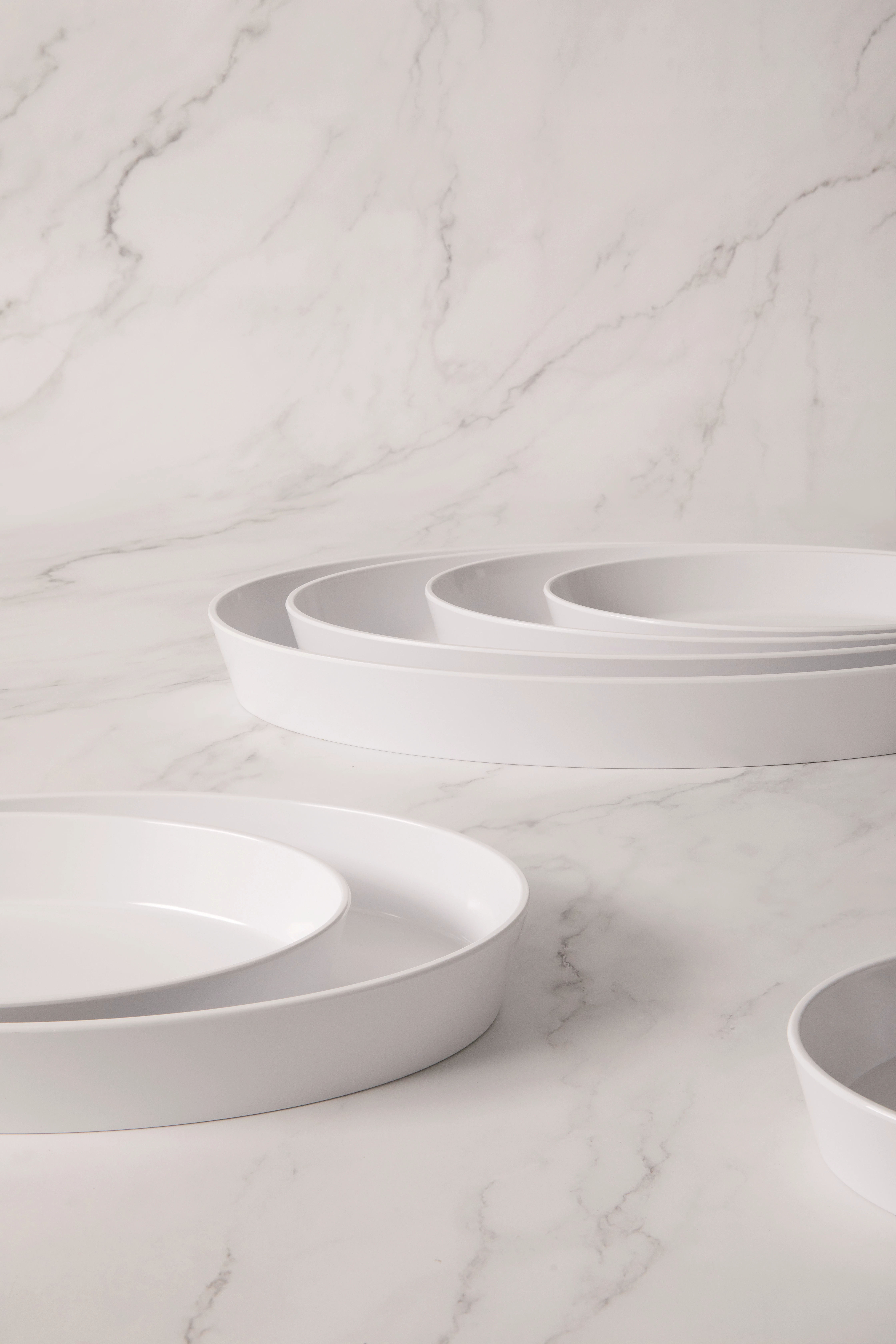 Tognana ovalt fad, melamin, 47 x 29 cm