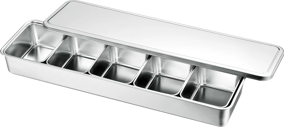 Louis Tellier garnitureboks med 5 beholdere