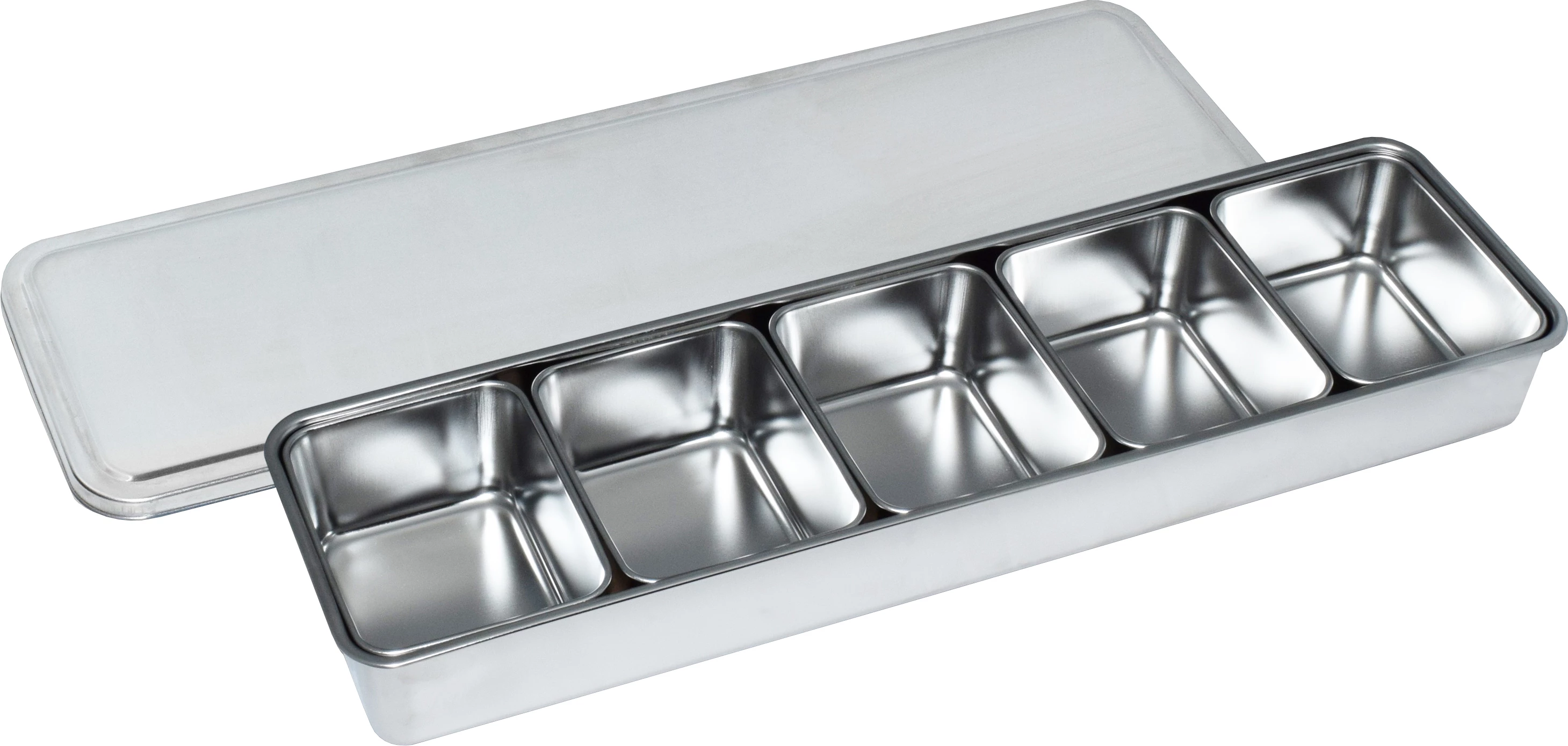 Louis Tellier garnitureboks med 5 beholdere