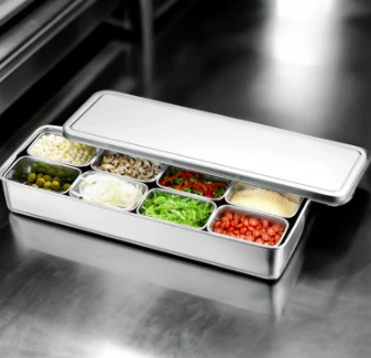 Louis Tellier garnitureboks med 8 beholdere