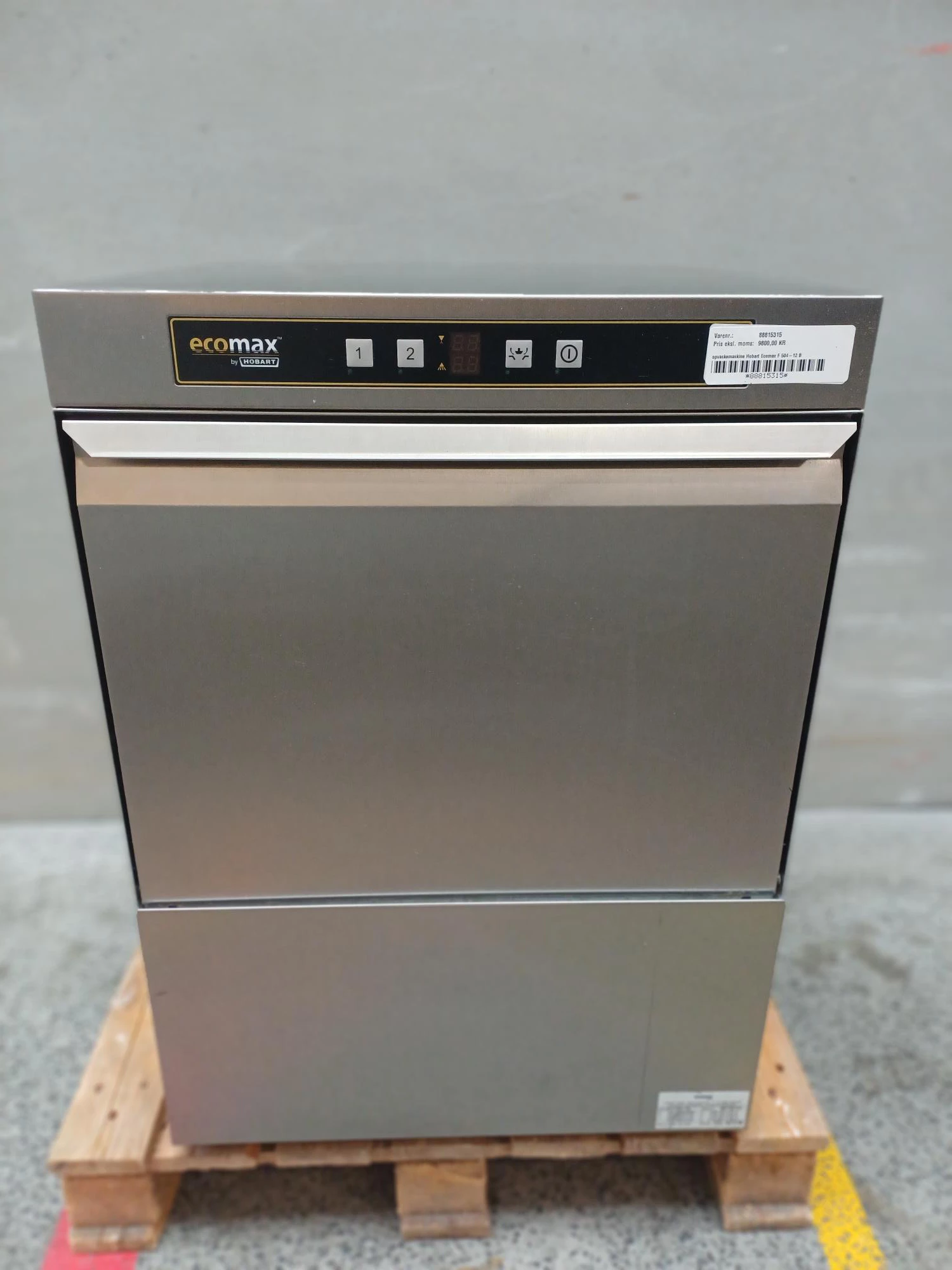 Hobart opvaskemaskine Hobart Ecomax F 504-12 B