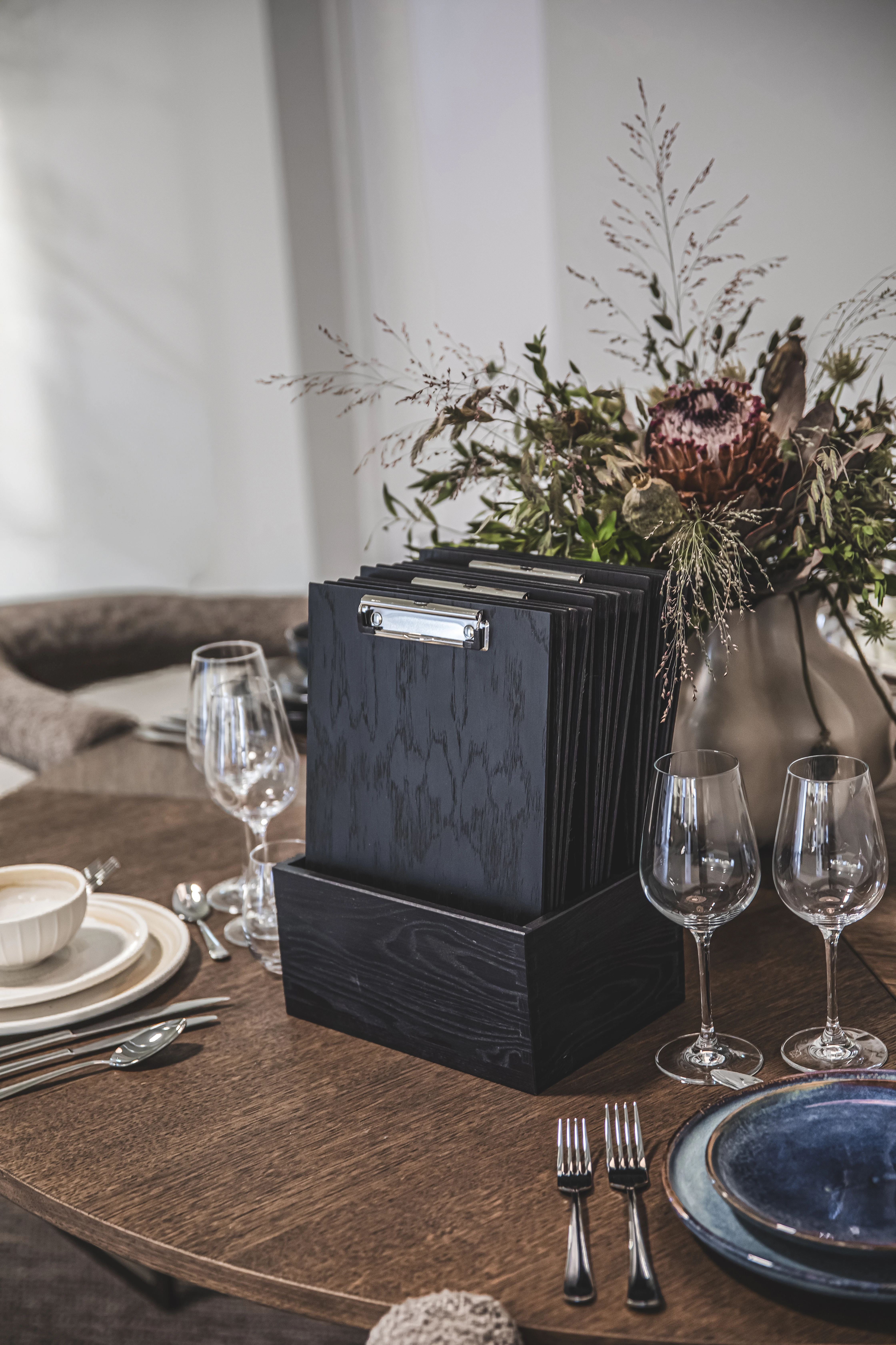 Forest clipboard, A4, mørk eg