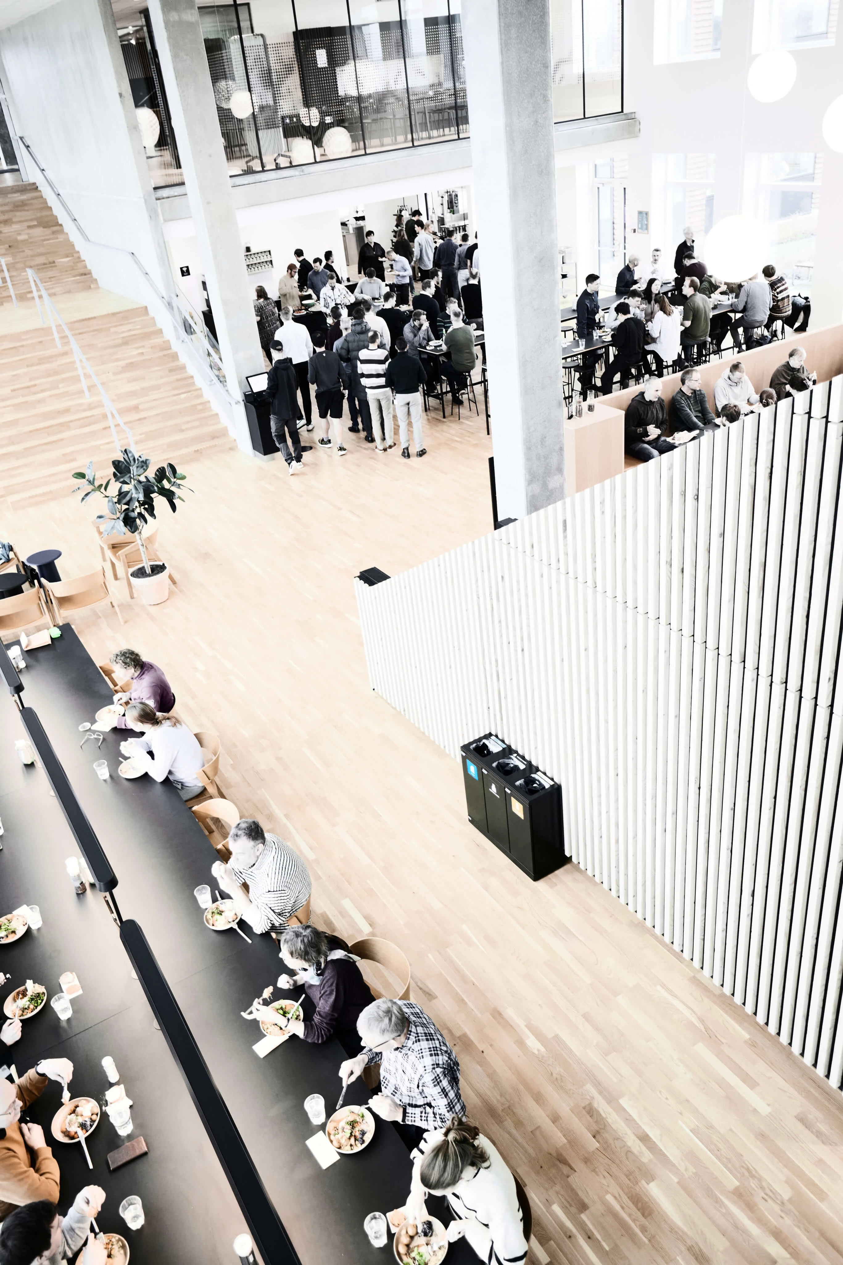 Bica affaldsbeholder uden låg, 3 x 45 ltr.