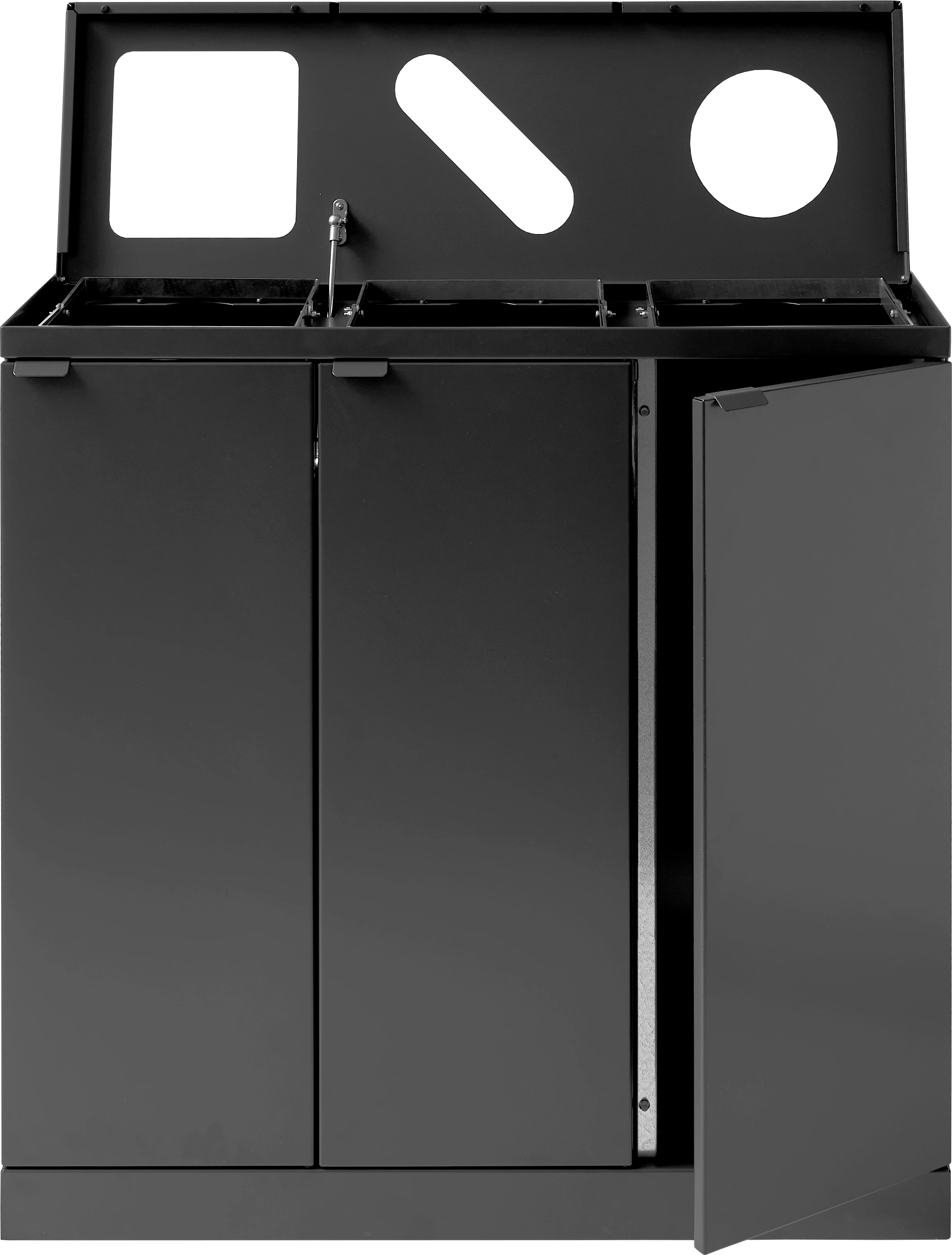 Bica affaldsbeholder uden låg, 3 x 65 ltr.