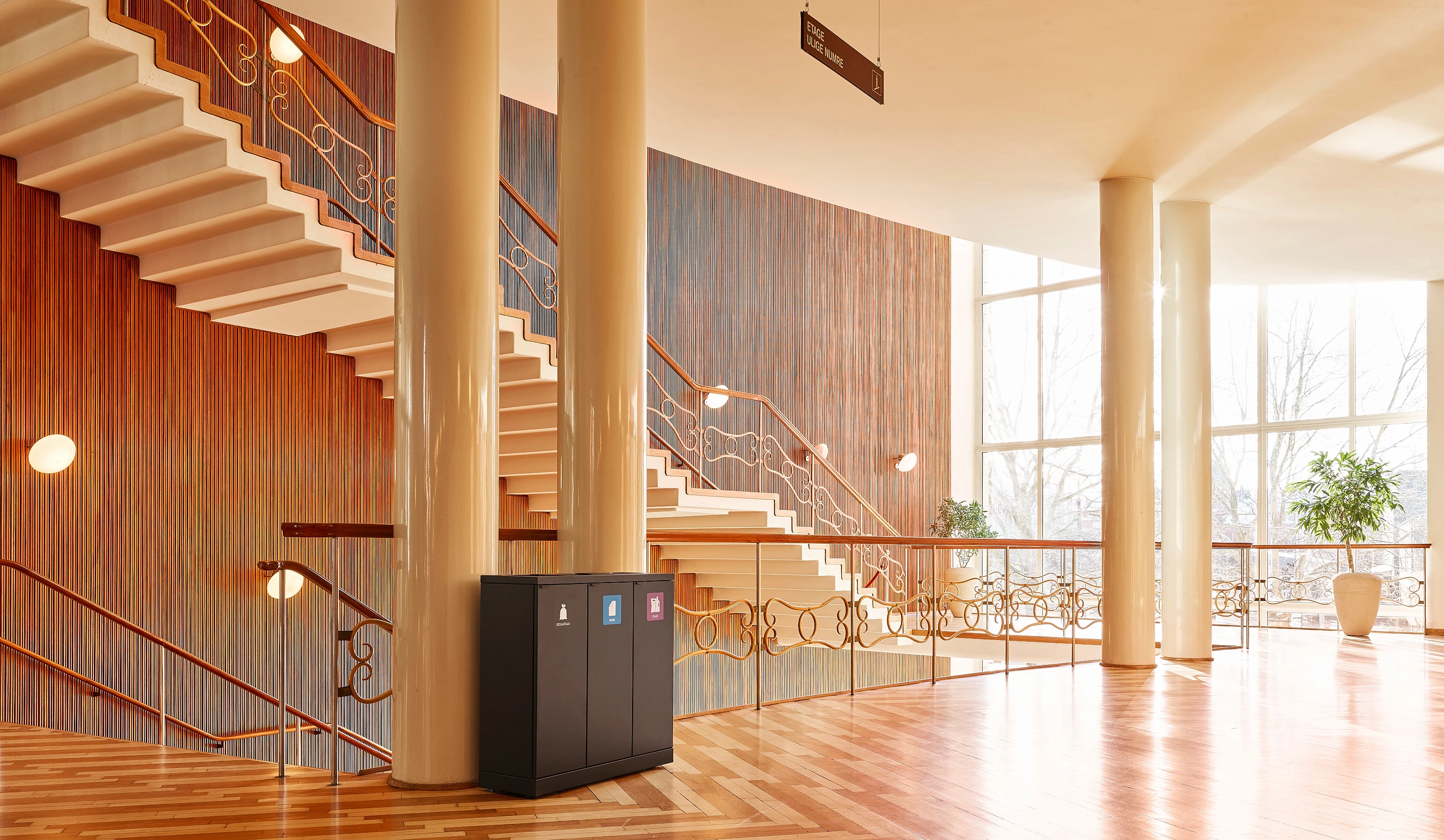 Bica affaldsbeholder uden låg, 3 x 65 ltr.