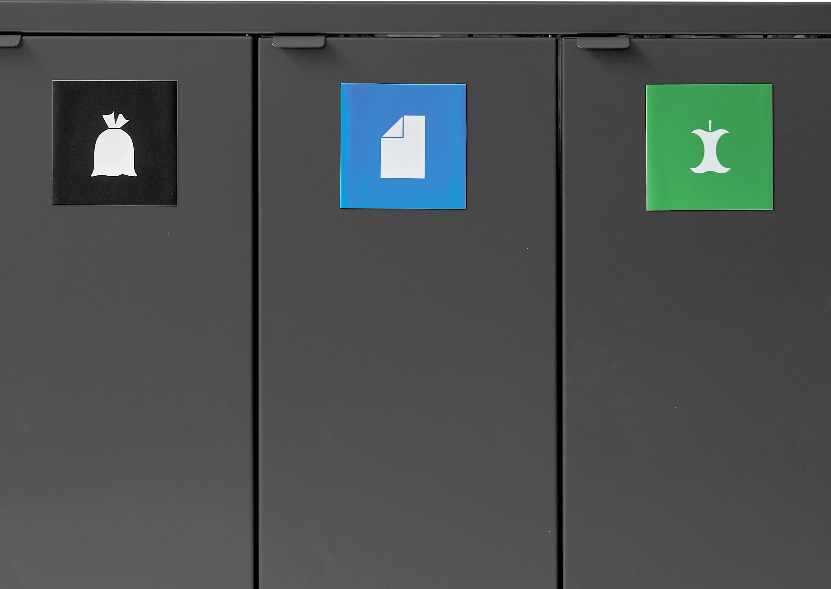 Bica affaldsbeholder, 3 x 65 ltr.